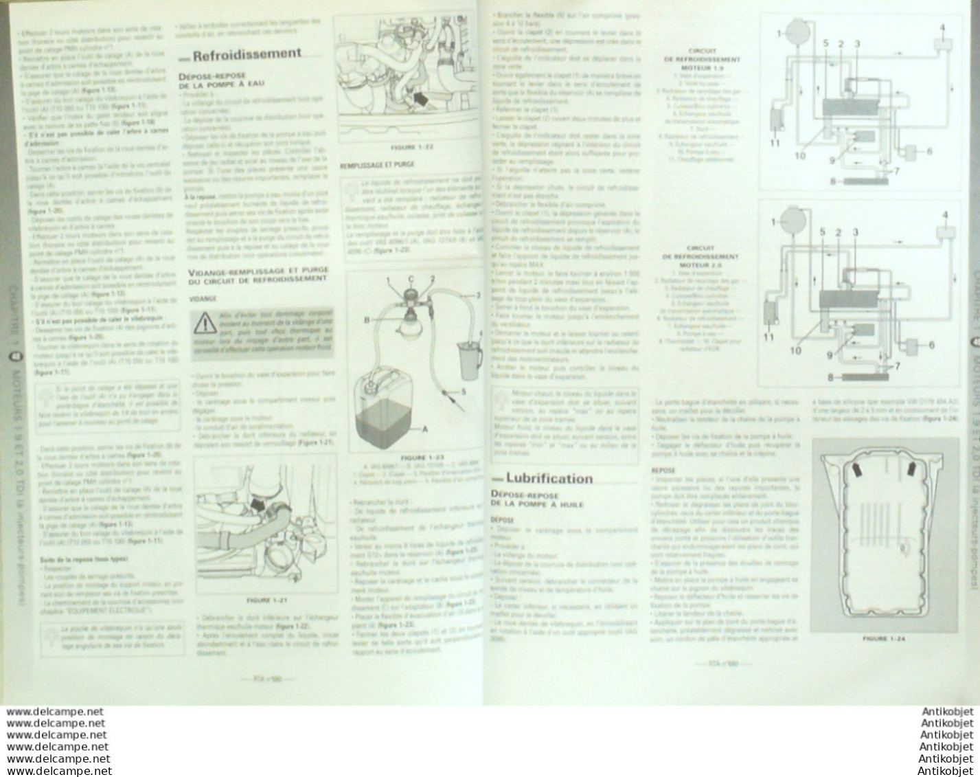 Revue Technique Automobile Volkswagen Golf V   N°680 - Auto/Moto