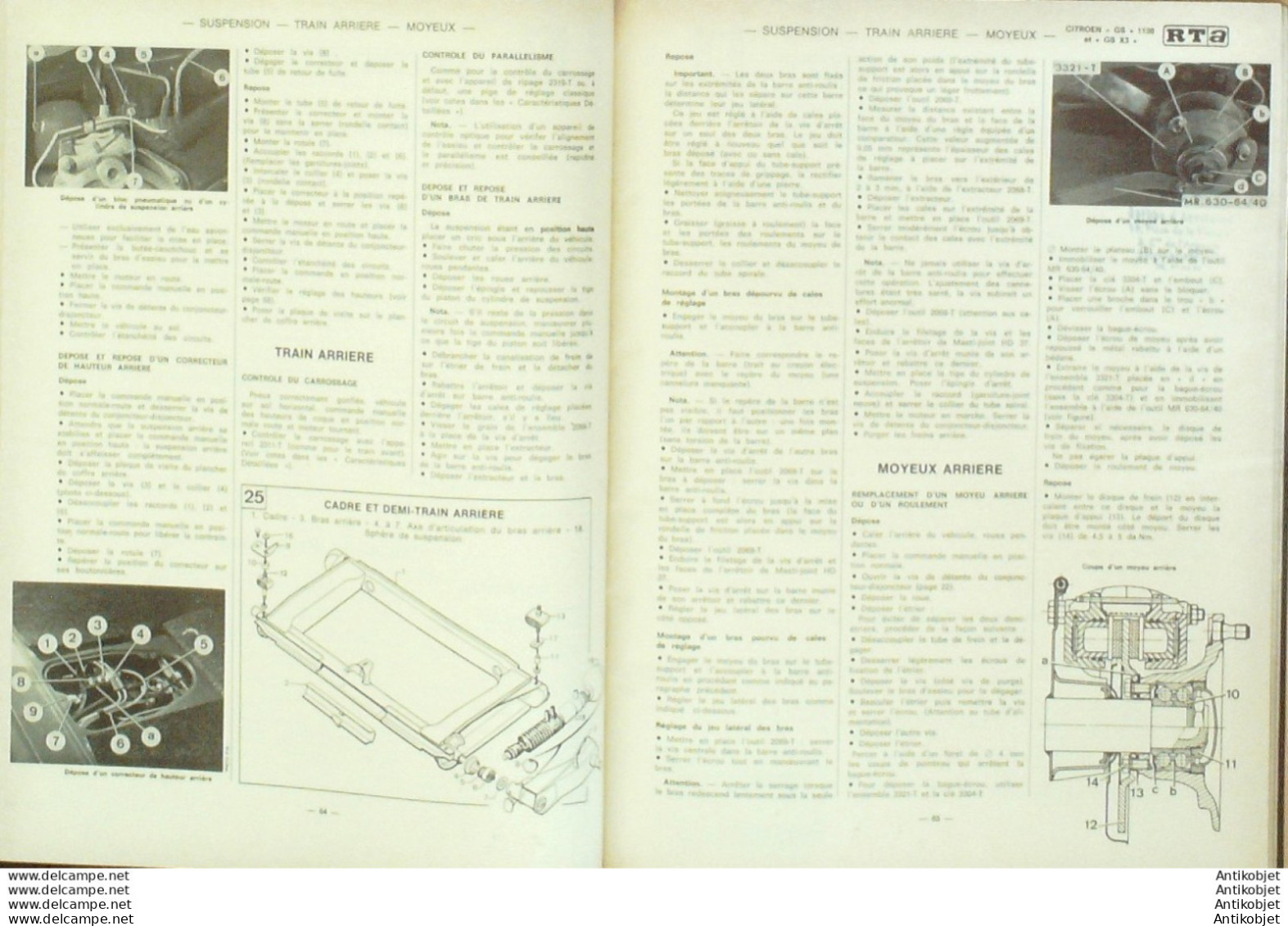 Revue Technique Automobile Volkswagen Golf Scirocco 1977 Citroen Gs 1130 Gs   N°389 - Auto/Motorrad