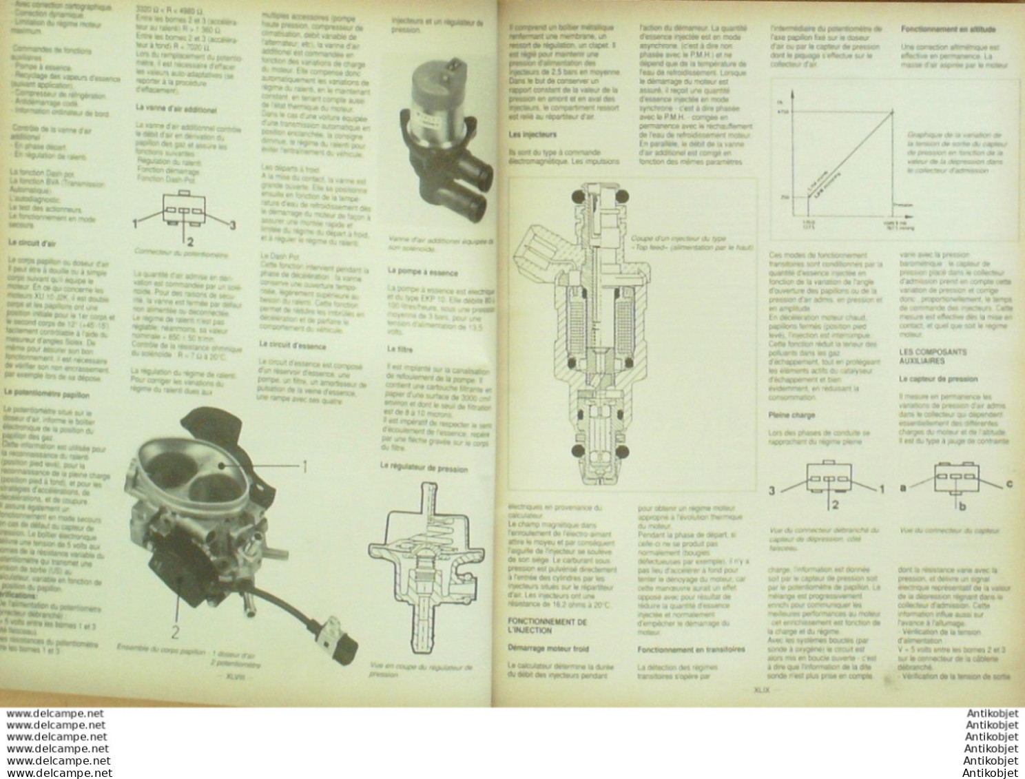 Revue Technique Automobile Volkswagen Passat Peugeot 405 & 605   N°524 - Auto/Motor