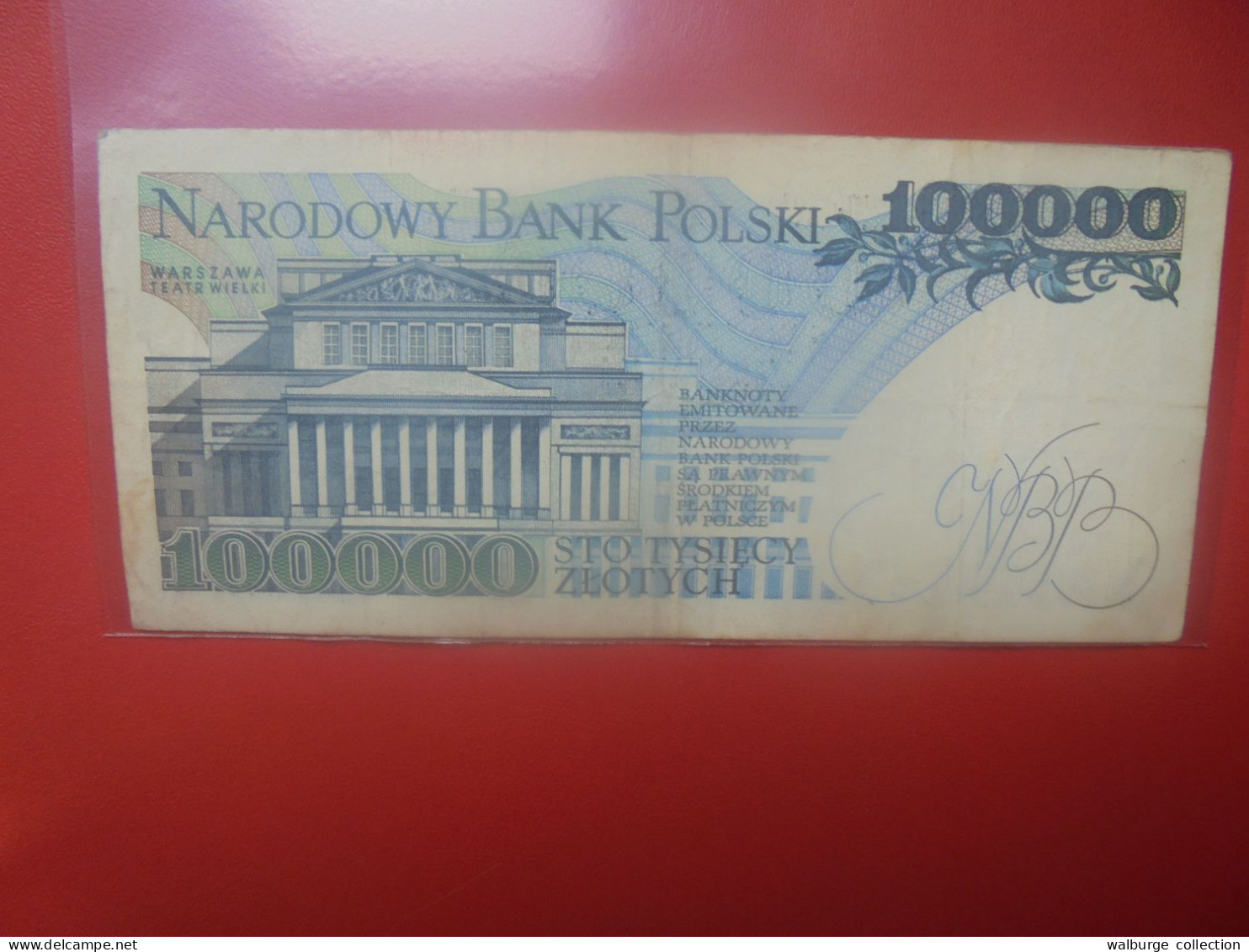 POLOGNE 100.000 ZLOTYCH 1990 Circuler (B.33) - Polonia