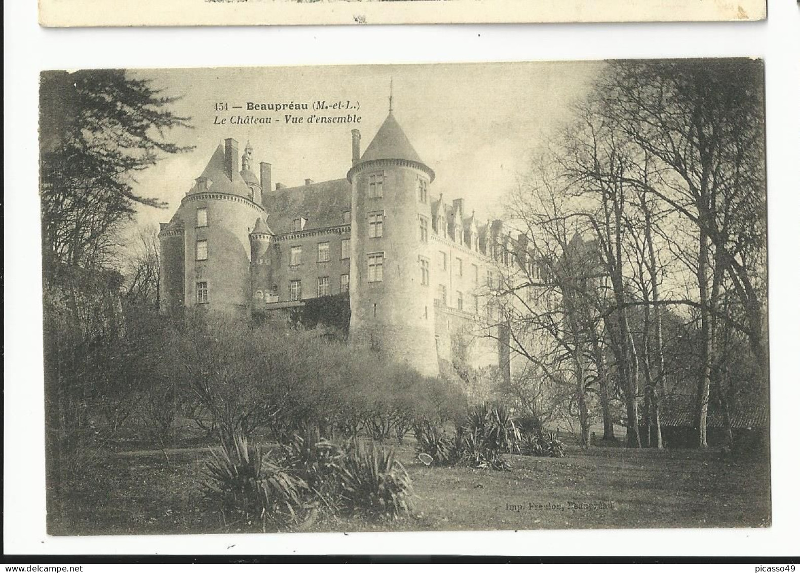 Maine Et Loire , Beaupréau , Le Chateau Vue D'ensemble - Sonstige & Ohne Zuordnung