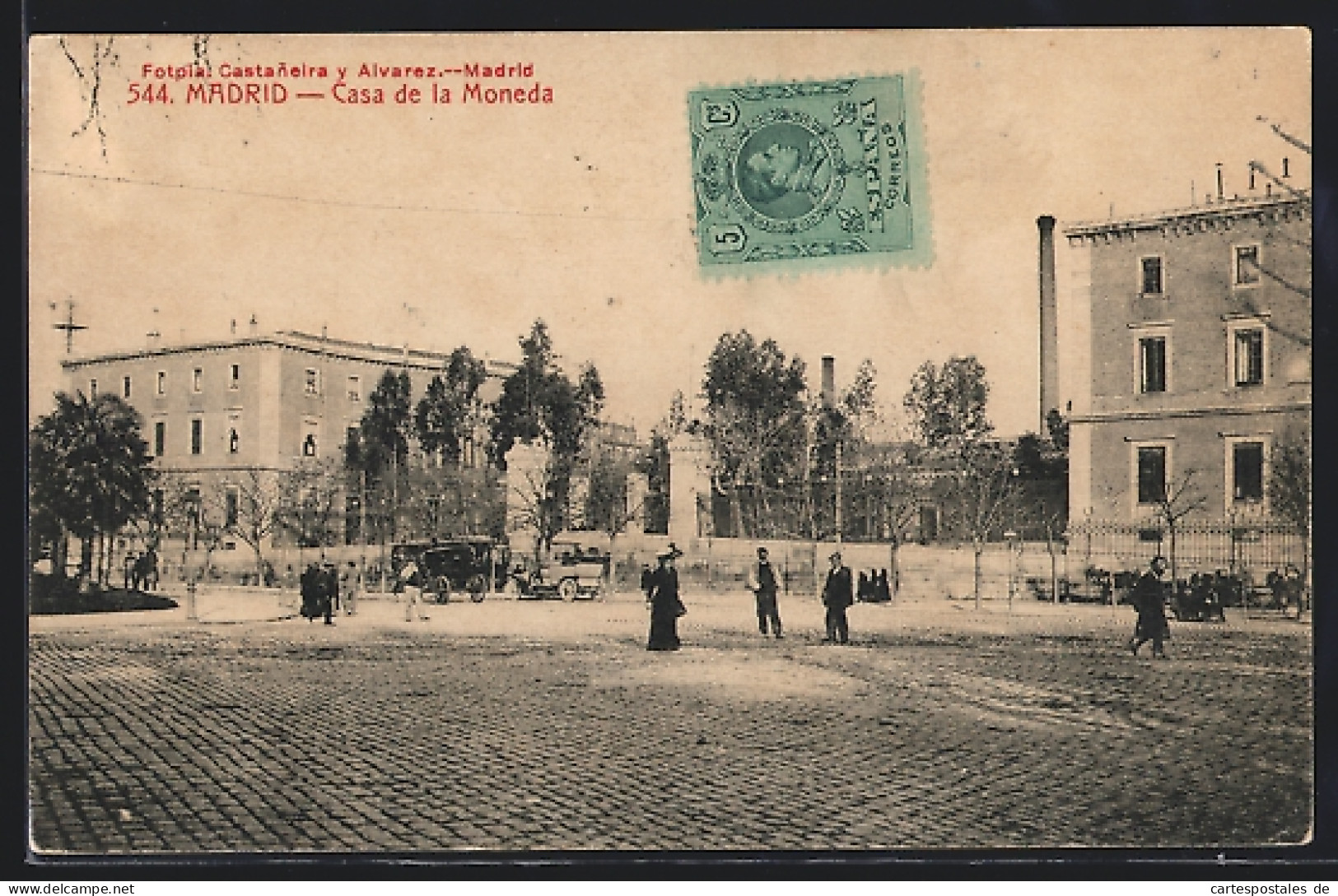 Postal Madrid, Casa De La Moneda  - Madrid