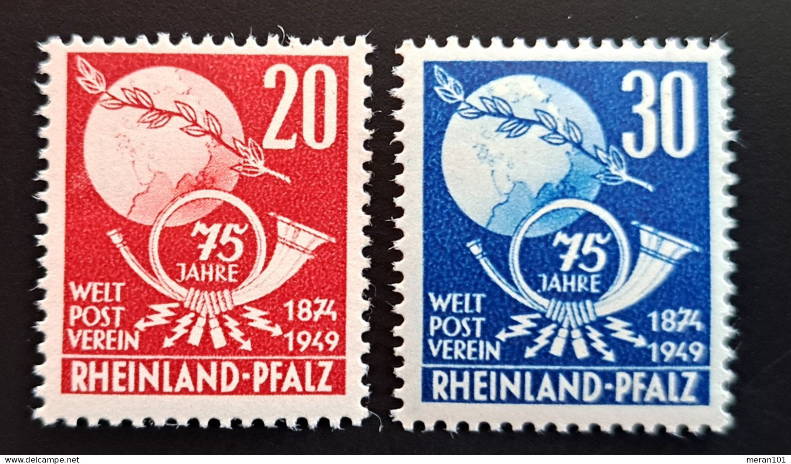 Rheinland Pfalz, Mi 51-52 MNH(postfrisch) - Rheinland-Pfalz