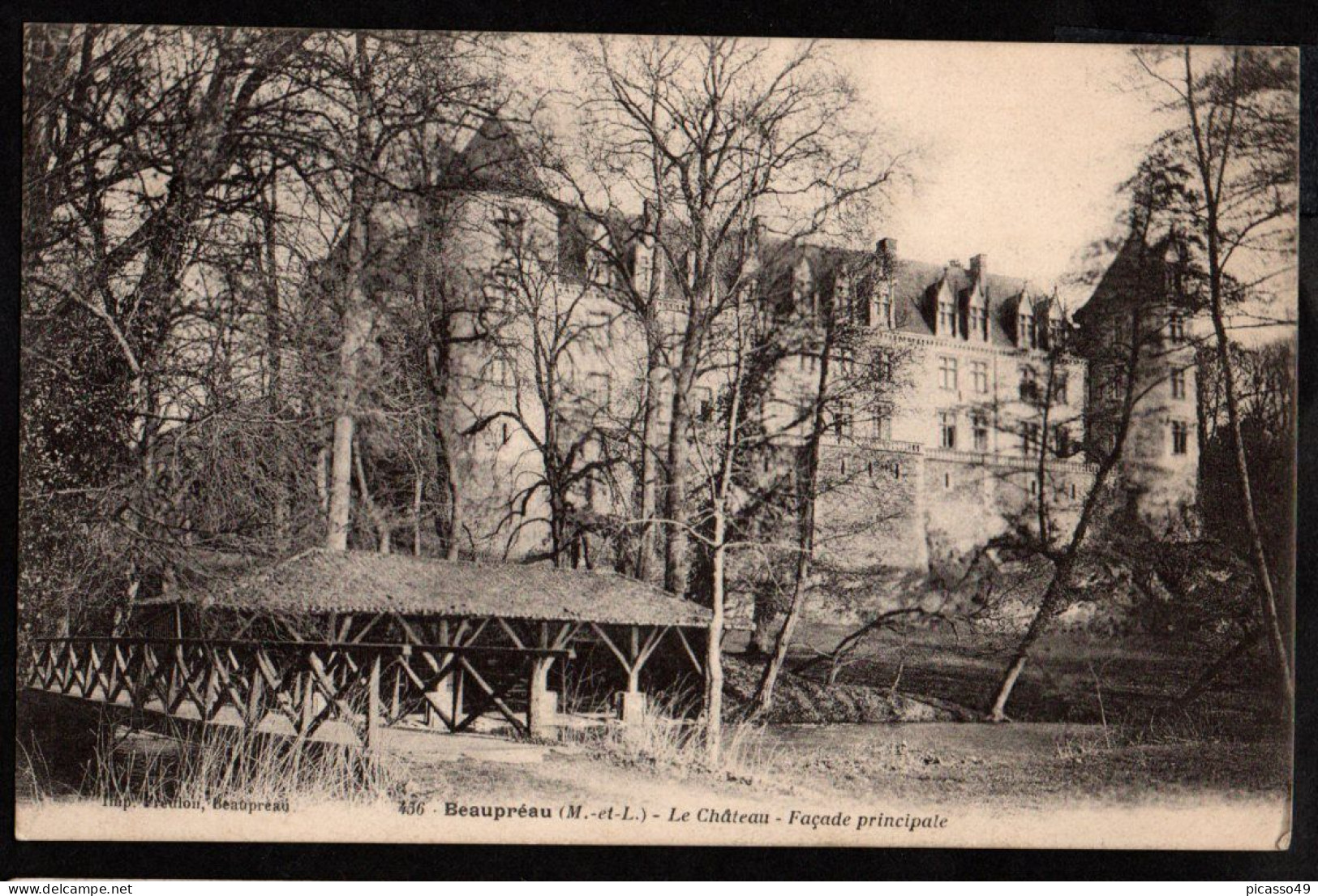 Maine Et Loire , Beaupréau  , Le Château Façade Principale - Sonstige & Ohne Zuordnung