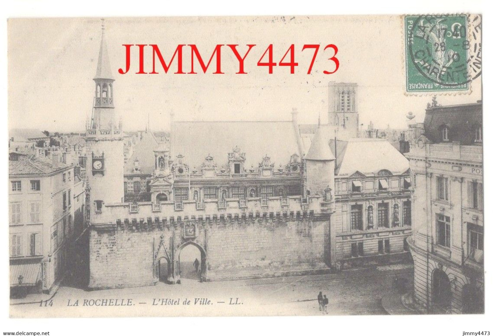 CPA - LA ROCHELLE En 1910 - L'Hôtel De Ville - N° 114 - L L - La Rochelle