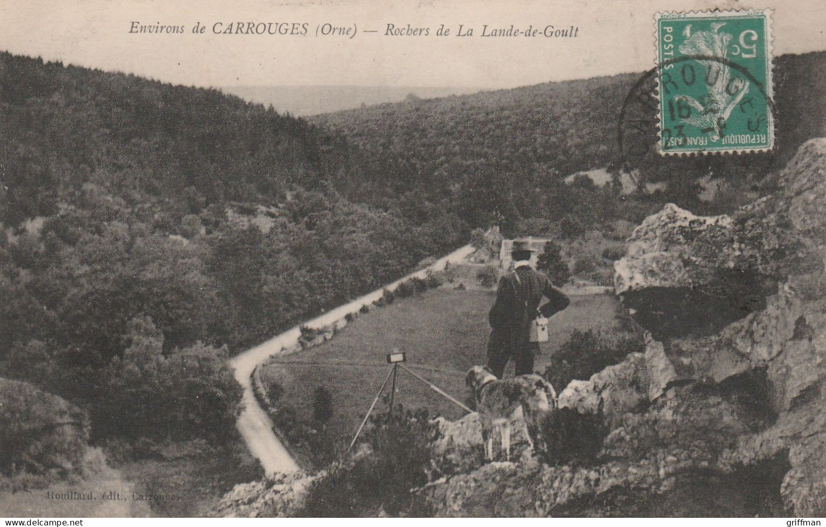 ENVIRONS DE CARROUGES ROCHERS DE LA LANDE DE GOULT TBE - Carrouges