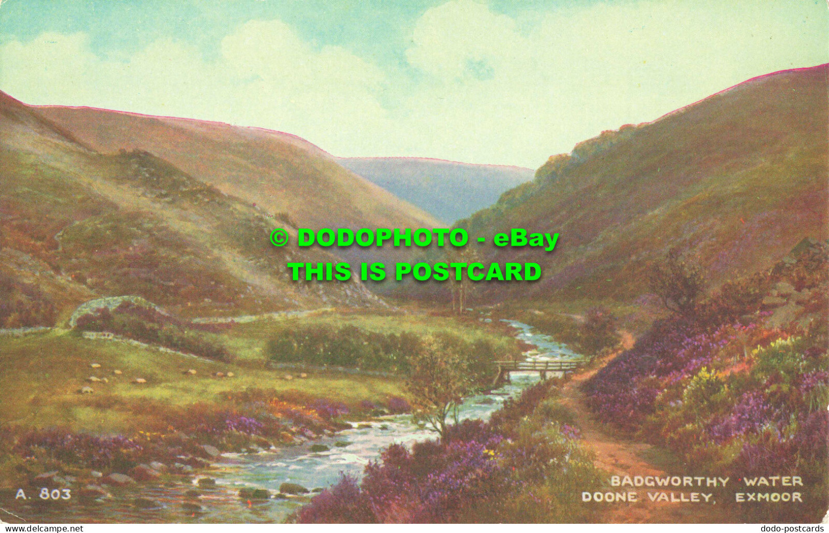 R559099 Exmoor. Badgworthy Water Doone Valley. Bamforth. Art Colour Series - Monde