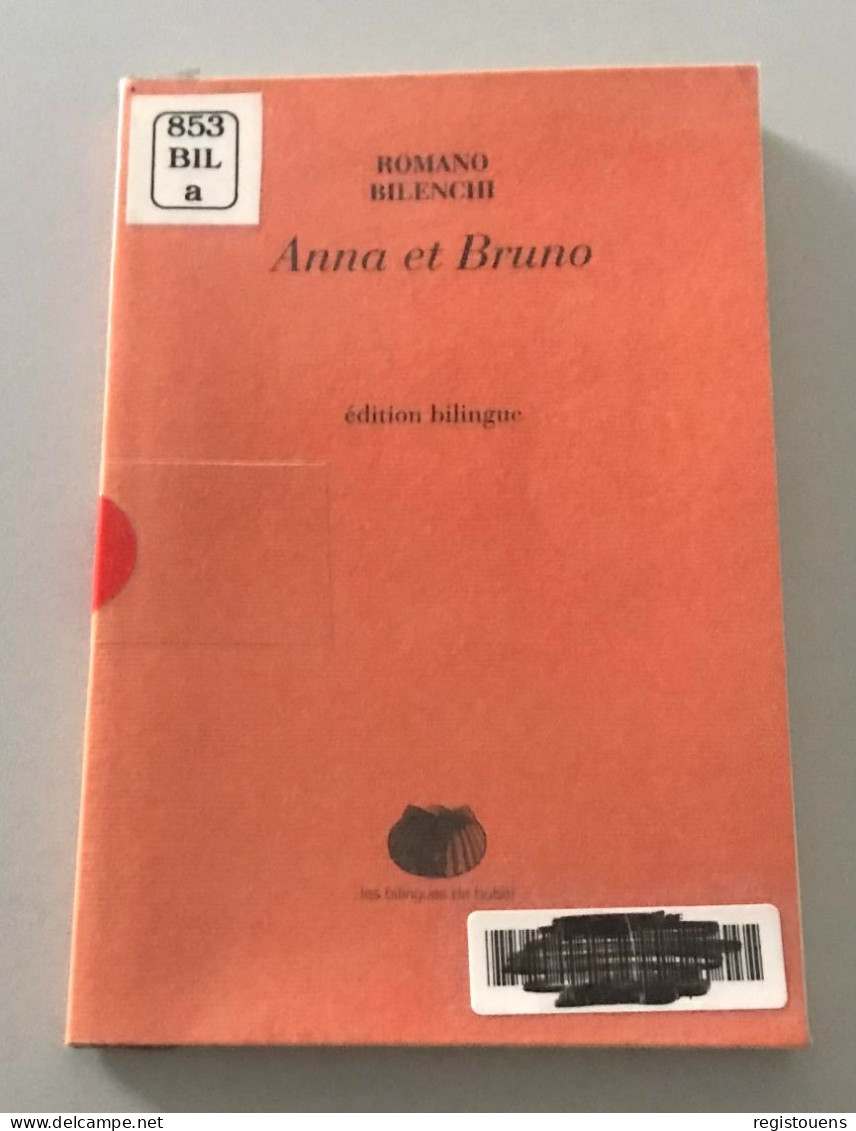 ANNA ET BRUNO Tomano Bilenchi édition Bilingue 1995 - Other & Unclassified