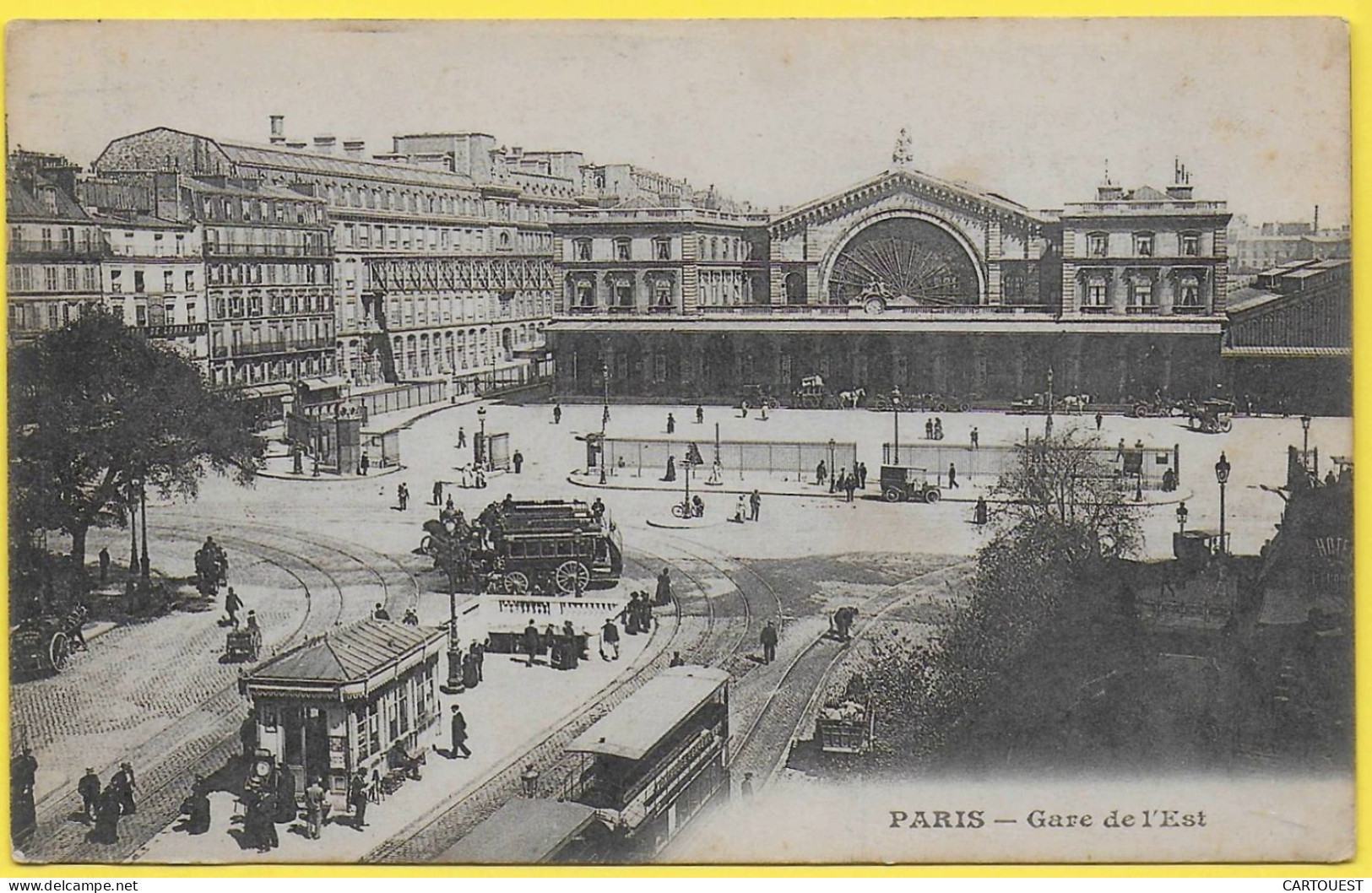 CPA 75 Paris > Métro Parisien, GARE  Metro De La Gare De L Est - PEU COMMUN - Metro, Stations