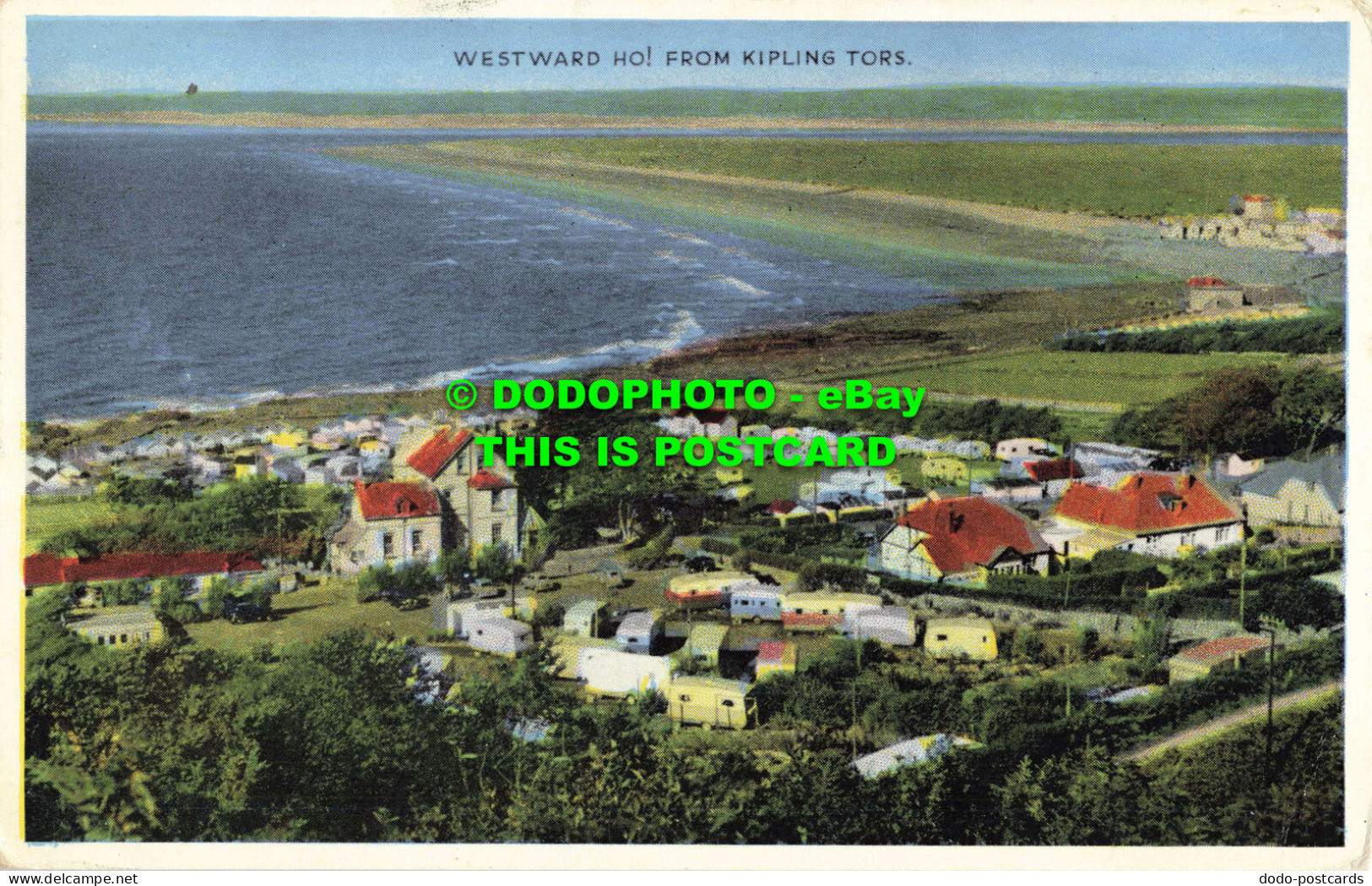 R559101 Westward Ho. From Kipling Tors. E. T. W. Dennis - Monde