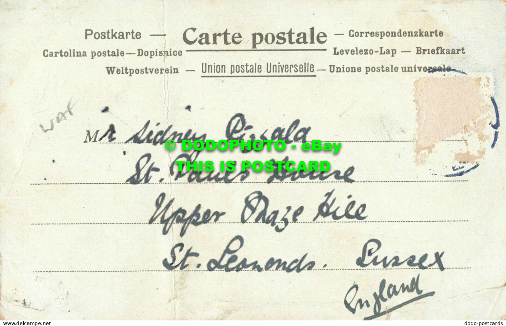 R558748 La Poste En Angleterre. Kunzli Freres - Monde