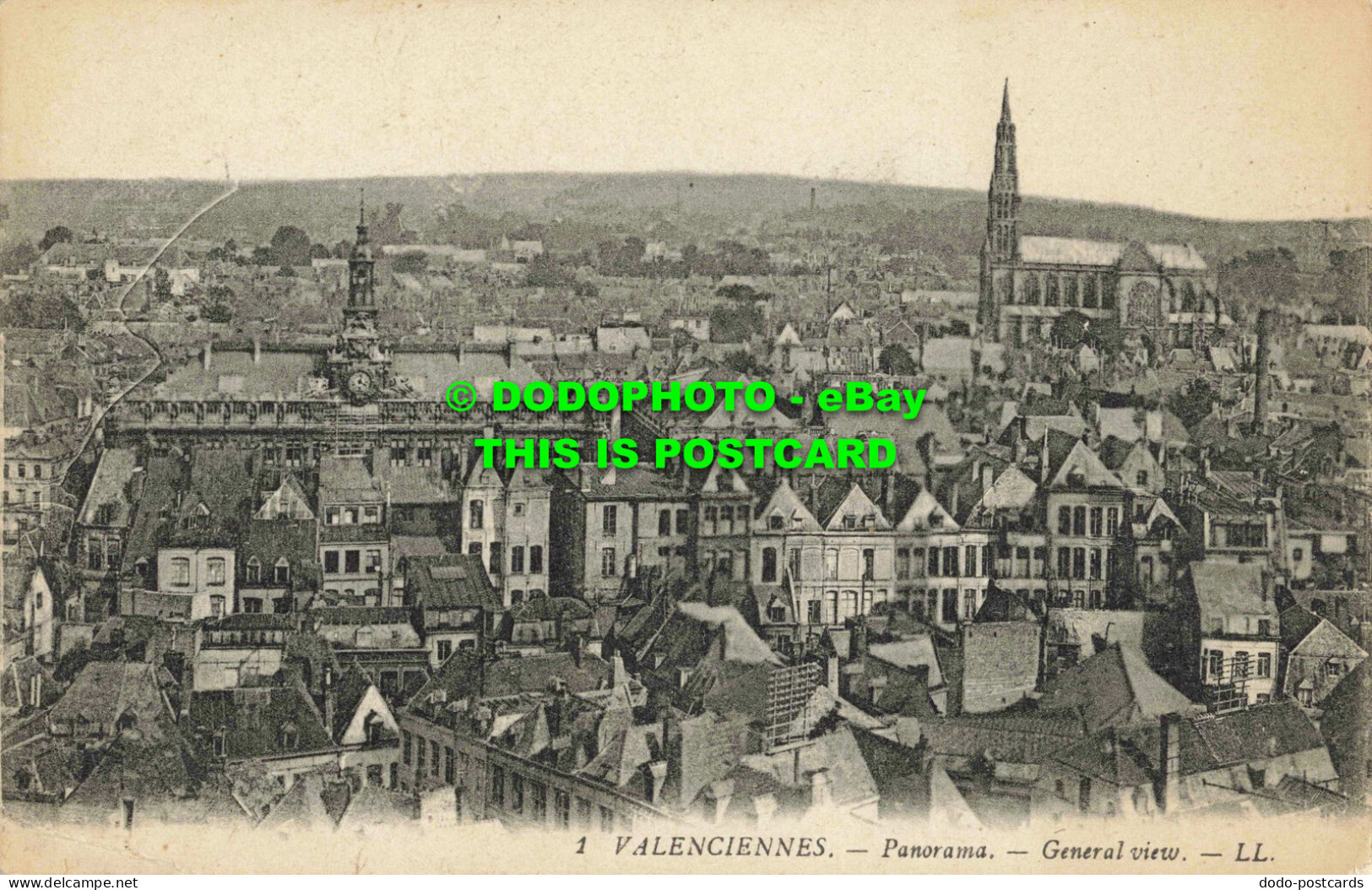 R559814 Valenciennes. Panorama. General View. LL. 1 - Monde