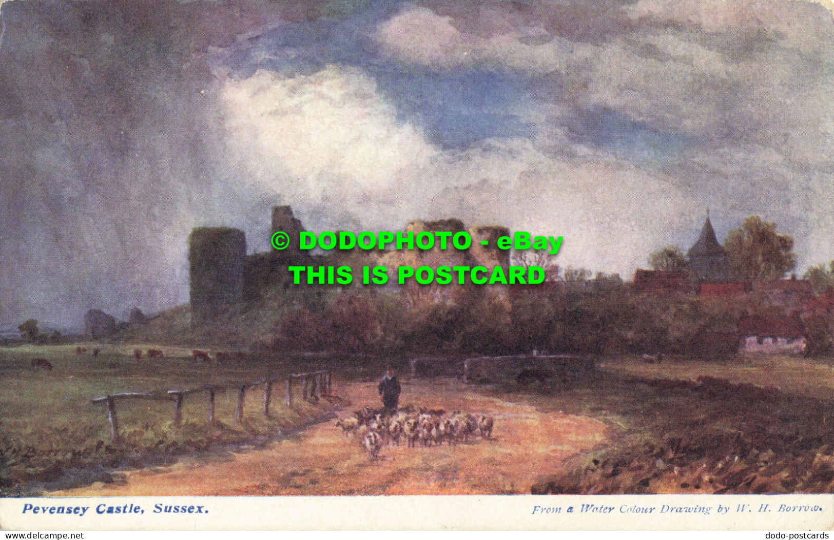 R559815 Sussex. Pevensey Castle. The B. And W. Series. W. H. Borrow - Monde