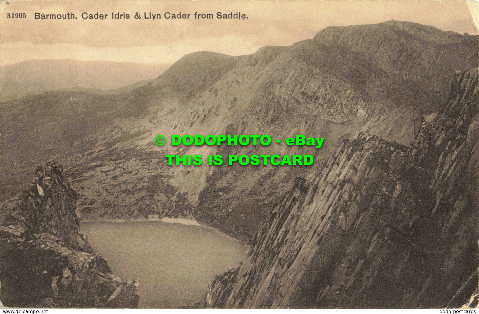 R559435 Barmouth. Cader Idris And Llyn Cader From Saddle. Photochrom. 1911 - Monde