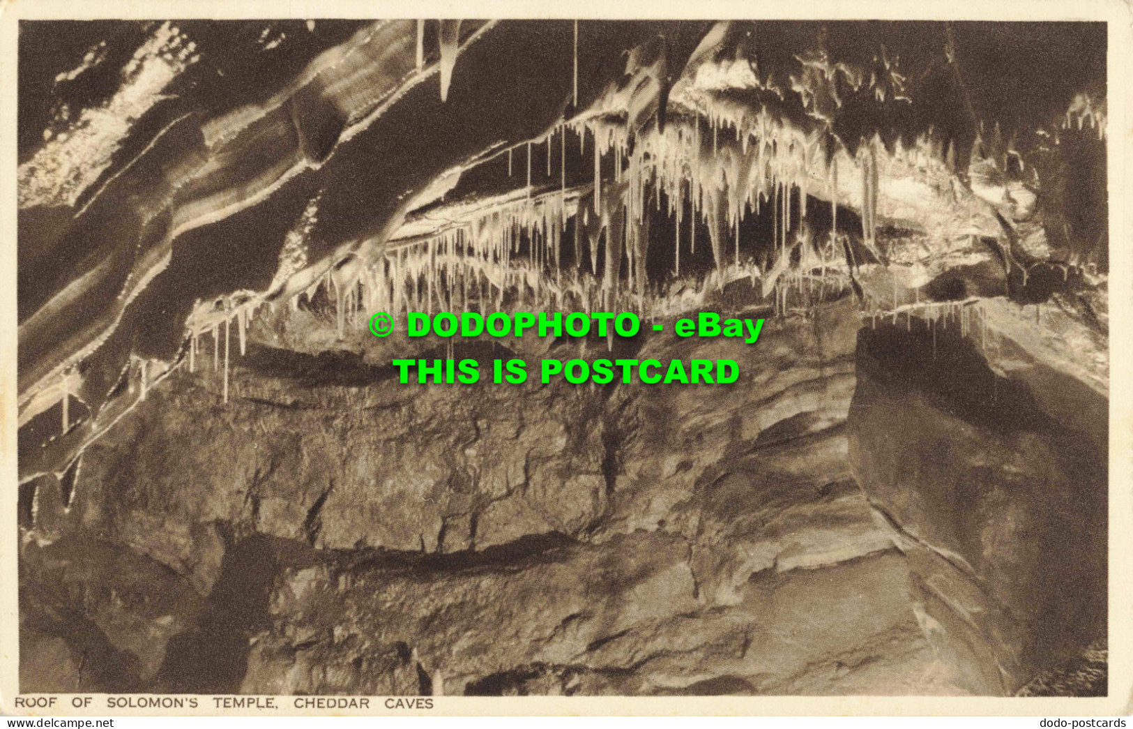 R559106 Roof Of Solomon Temple. Cheddar Caves. A. G. H. Gough - Monde