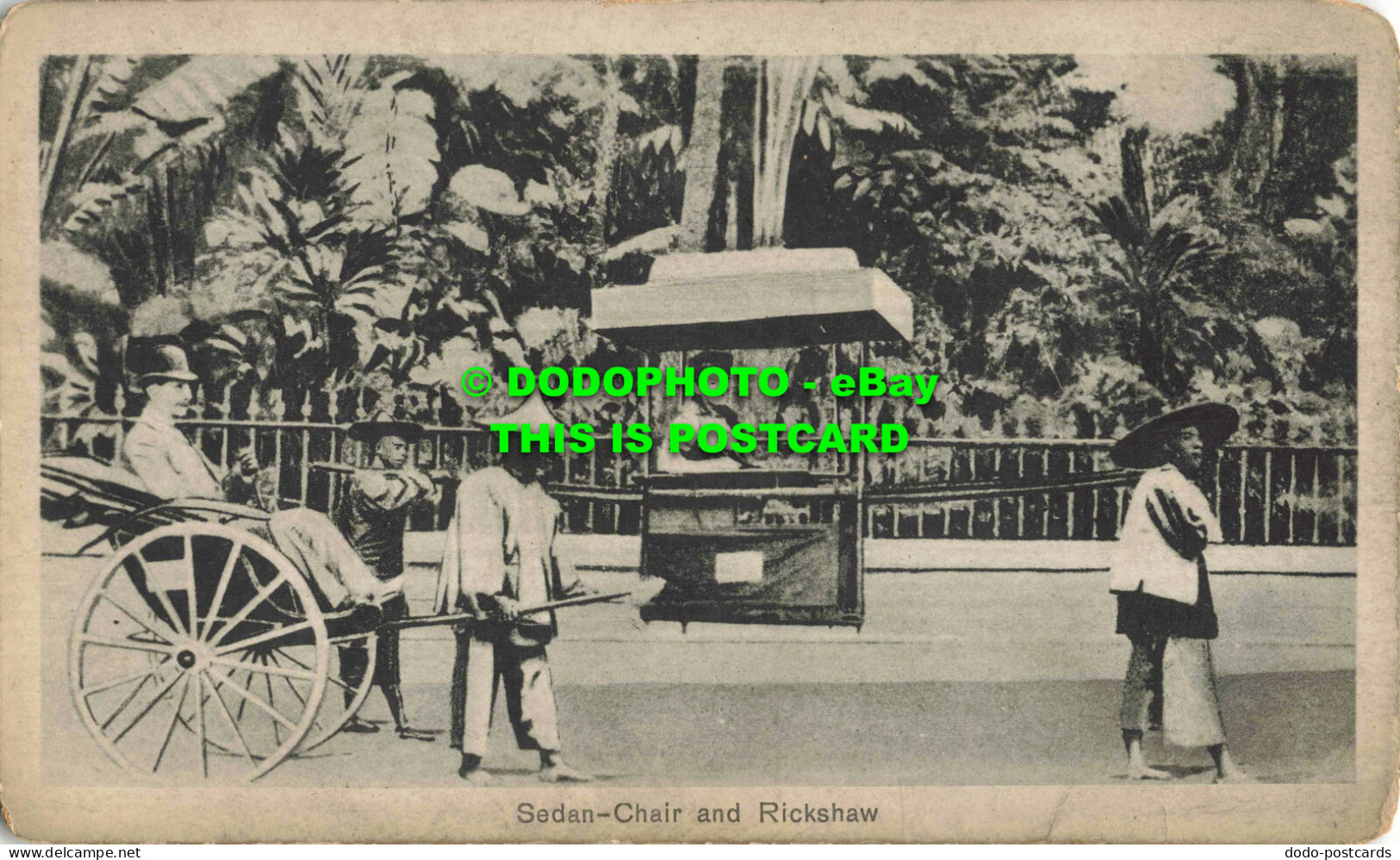 R558419 Sedan Chair And Rickshaw. M. Sternberg - Monde