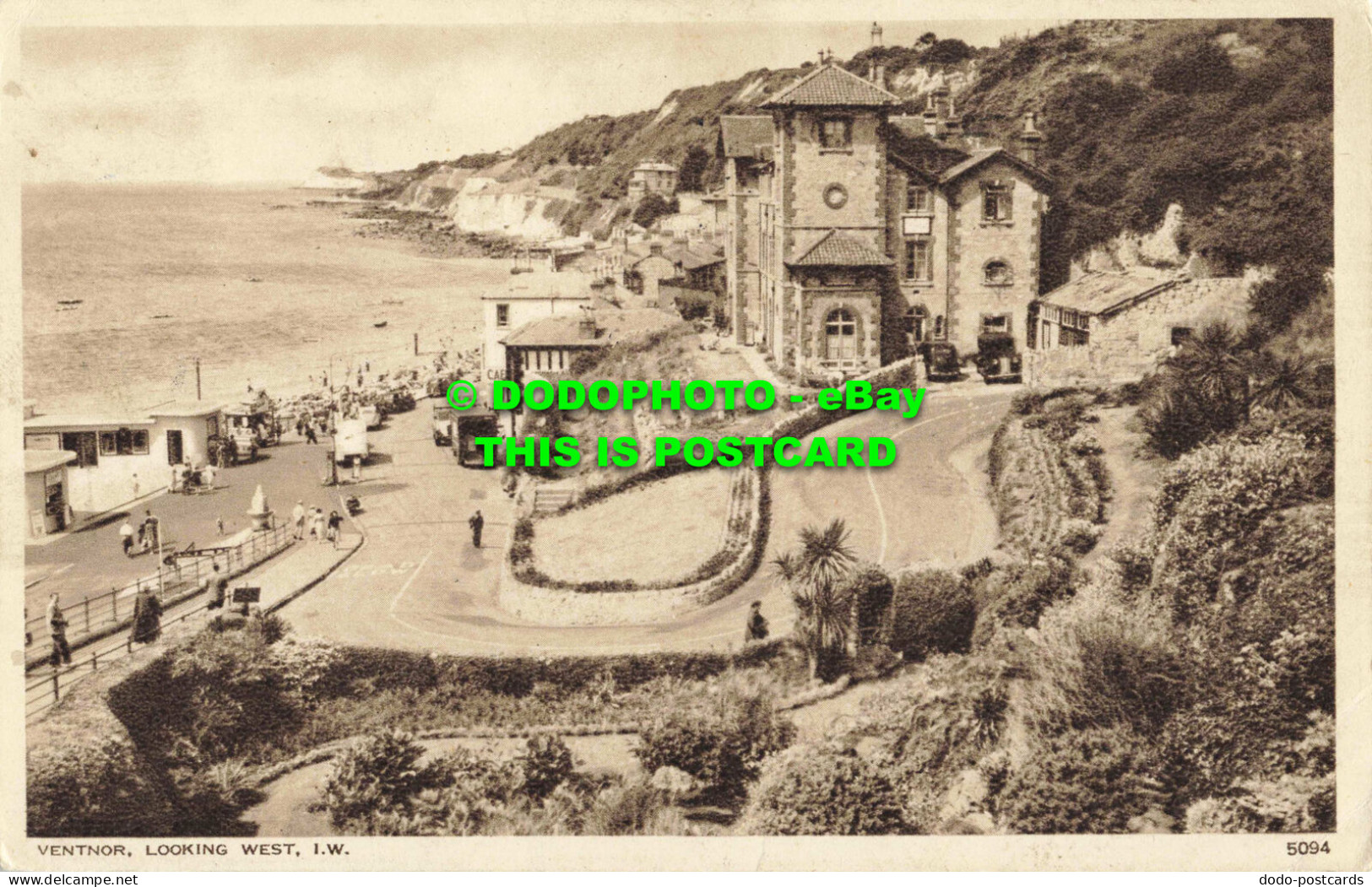 R559819 Ventnor. Looking West. W. J. Nigh. 1953 - Monde