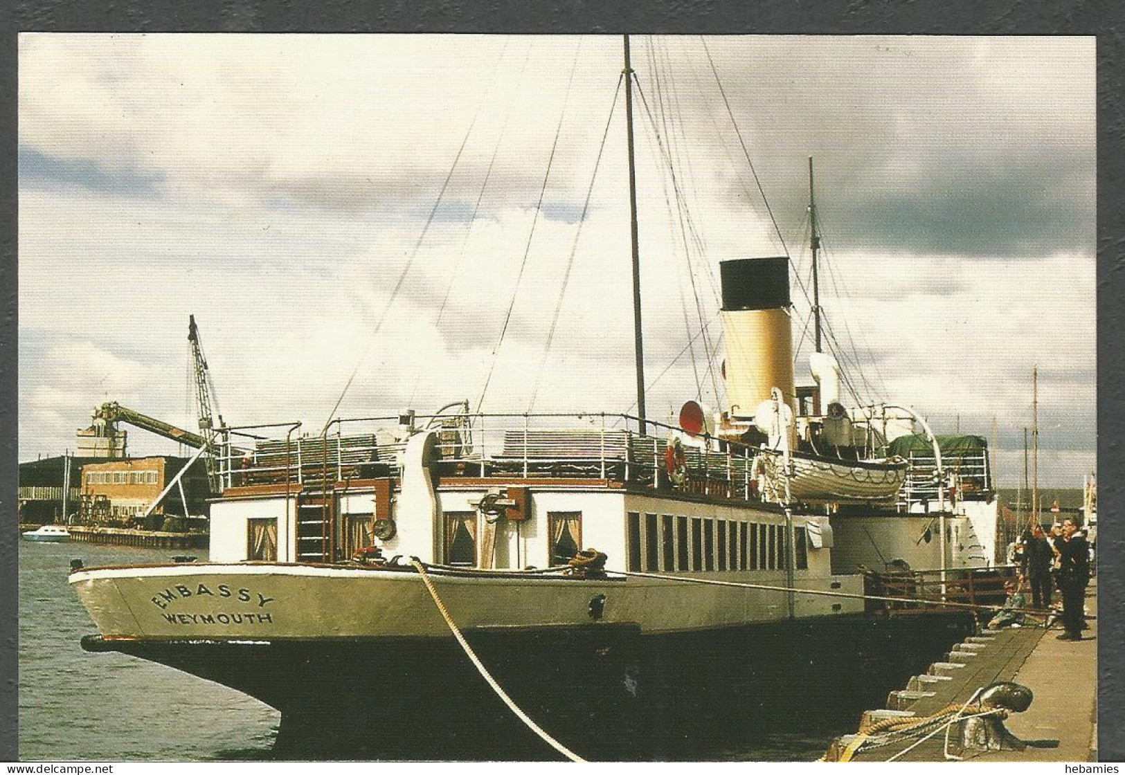 PS EMBASSY - Paddle Steamer - Weymoth Dorset England  - - Passagiersschepen