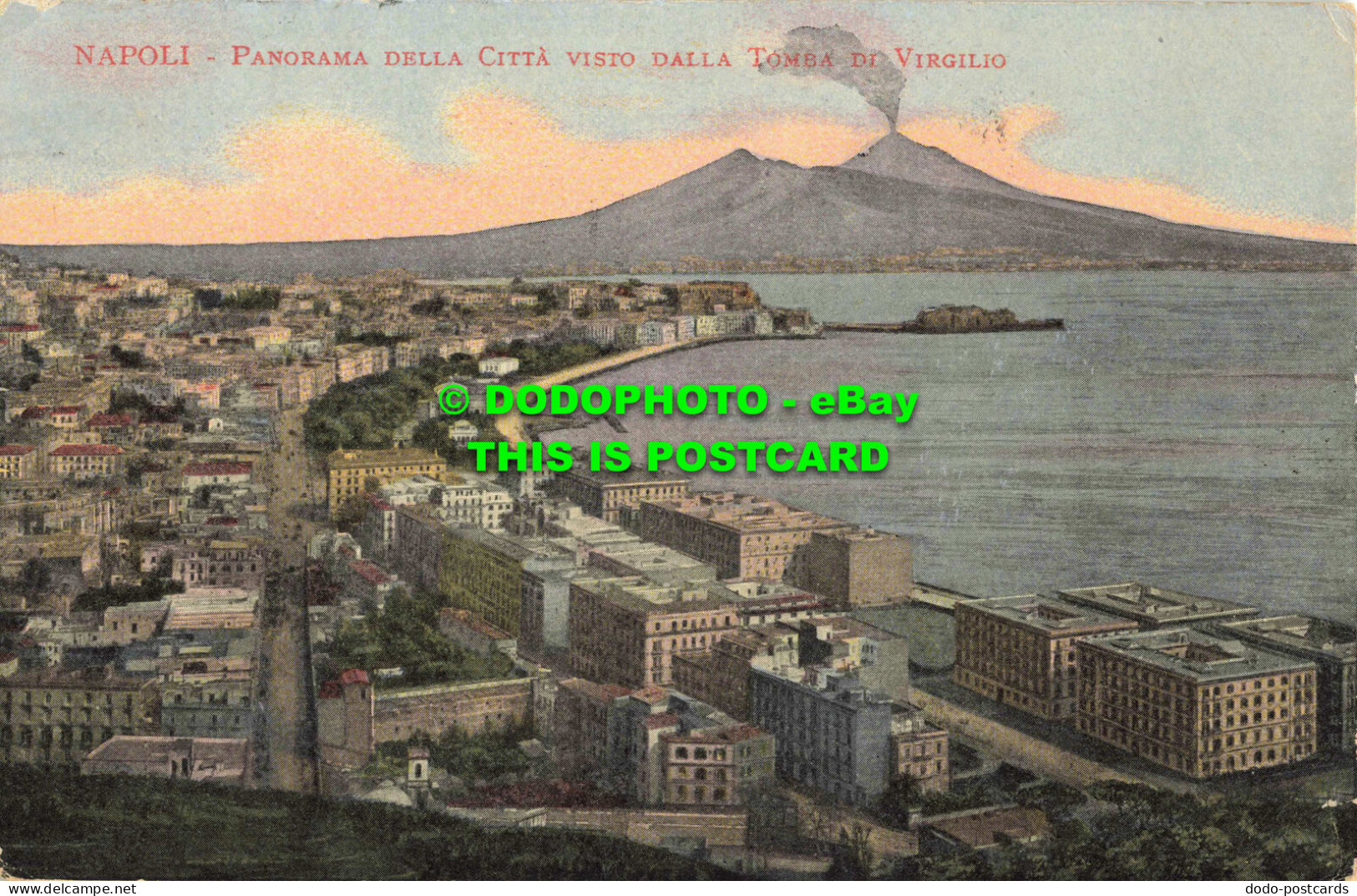 R559113 Napoli. Panorama Della Citta Visto Dalla Tomba Di Virgilio - Monde