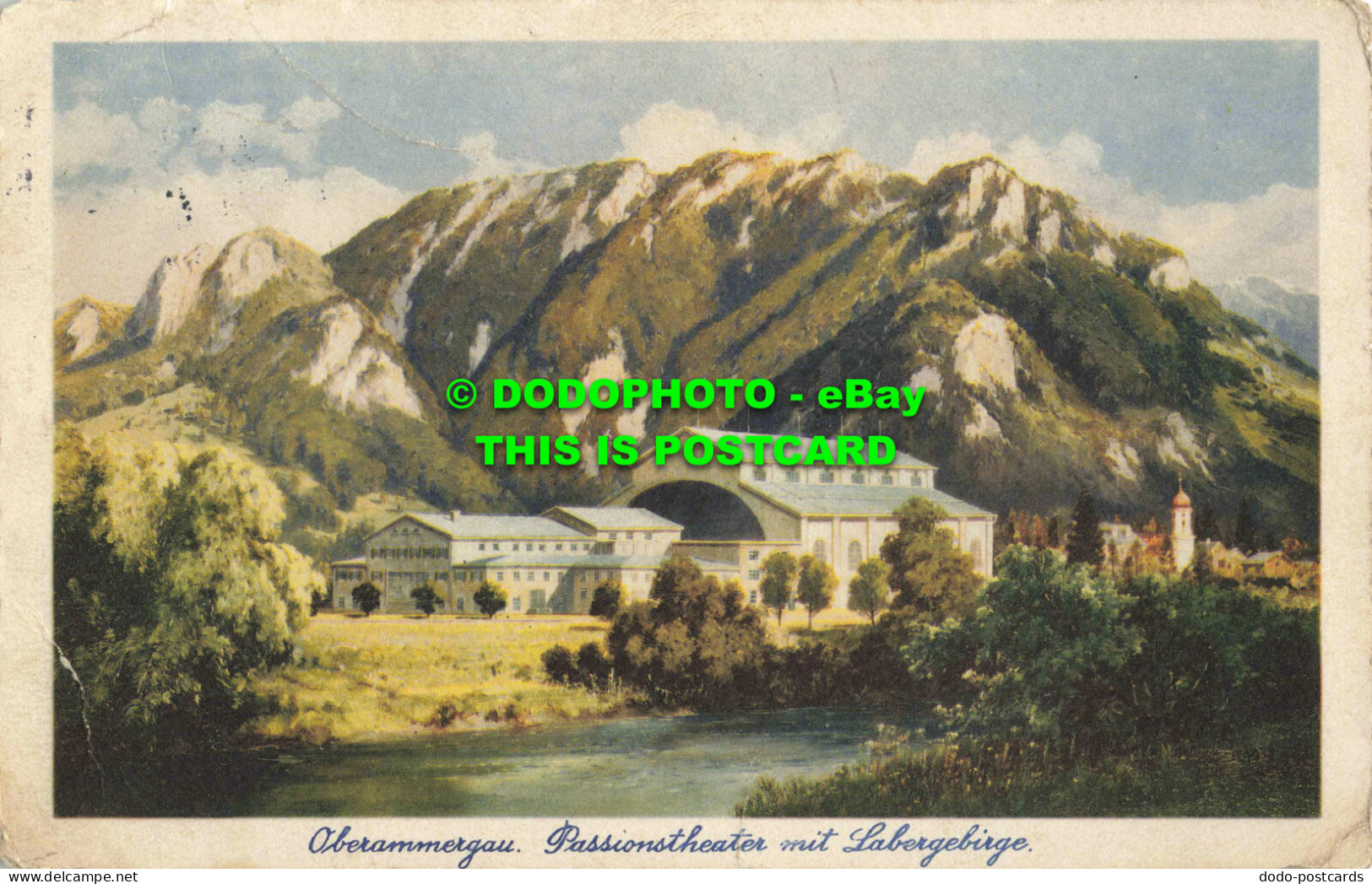 R559115 Oberammergau. Passionstheater Mit Labergebirge. W. Pfingstl. H. Frahm - Monde
