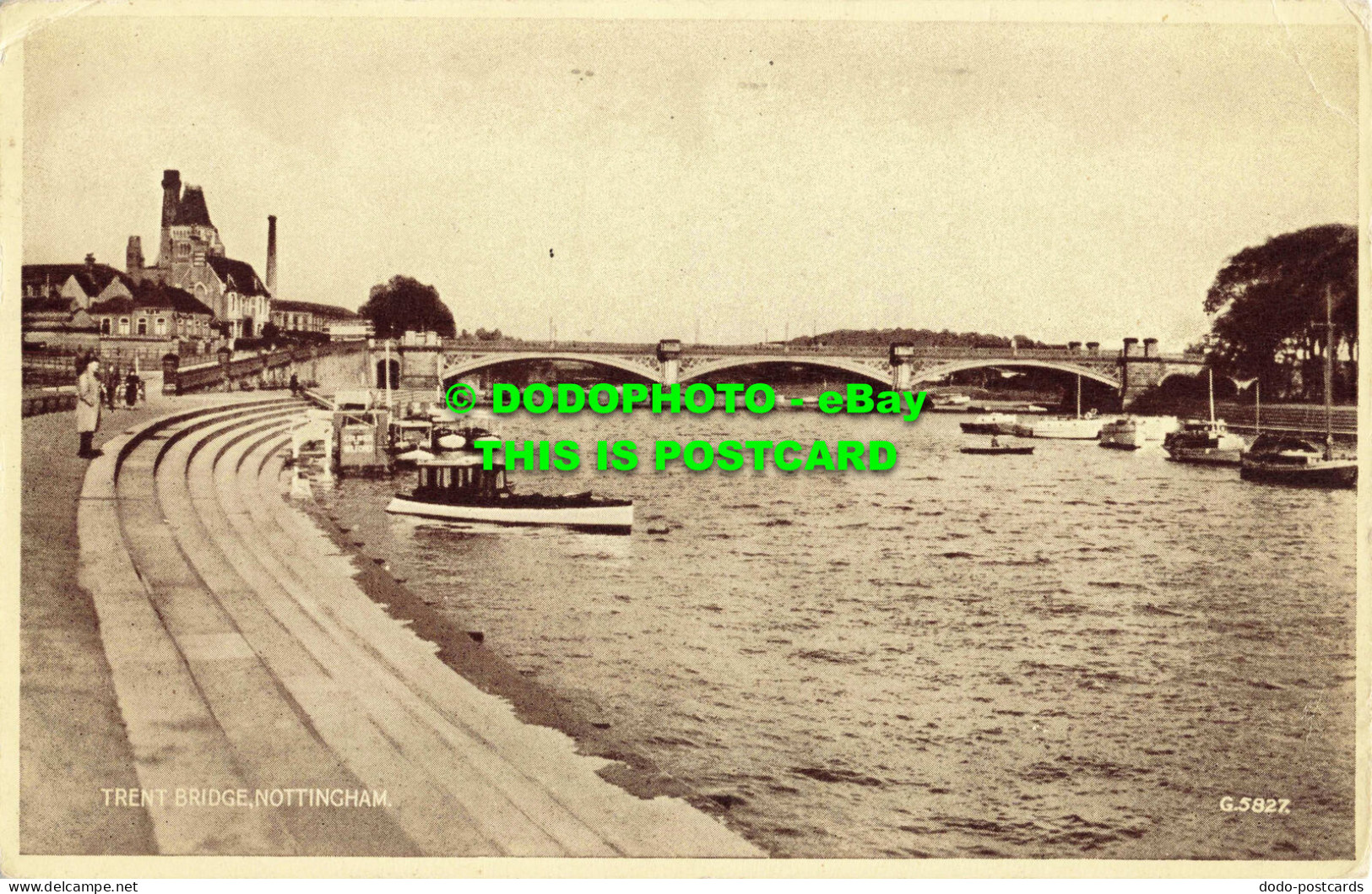 R559444 Nottingham. Trent Bridge. Valentine. Phototype. 1947 - Monde