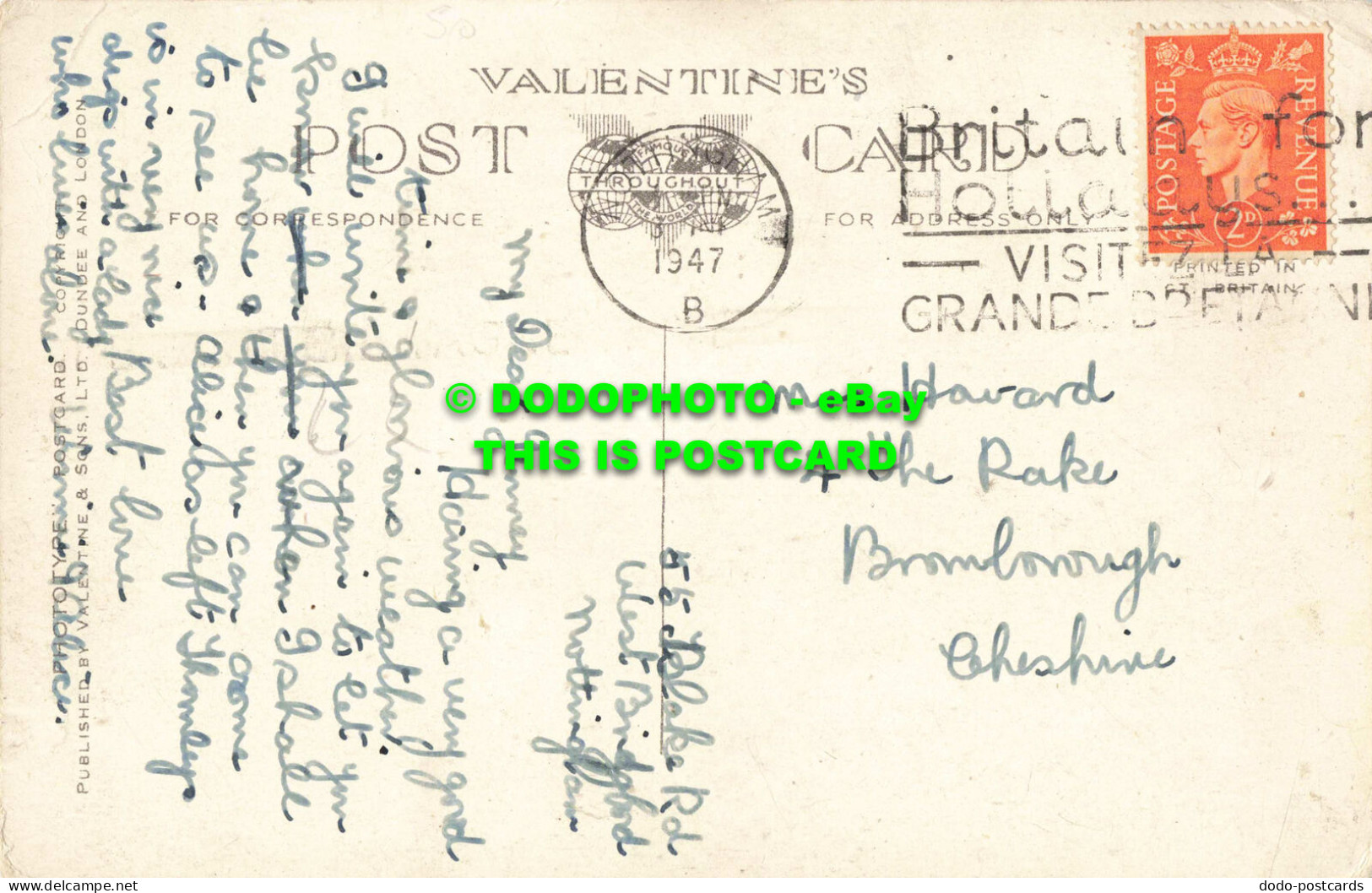 R559444 Nottingham. Trent Bridge. Valentine. Phototype. 1947 - Monde