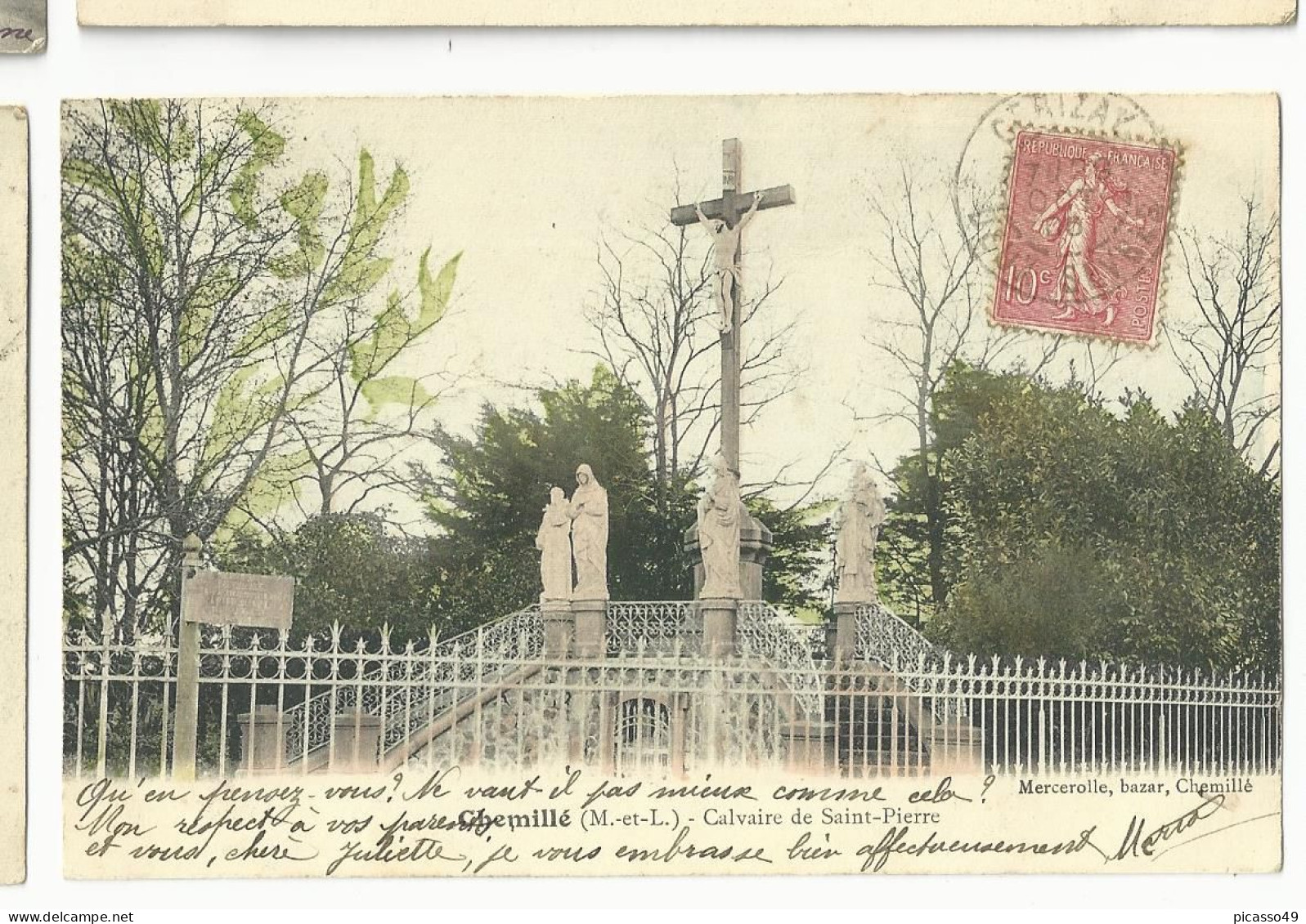 Maine Et Loire , Chemillé , Le Calvaire St Pierre - Chemille