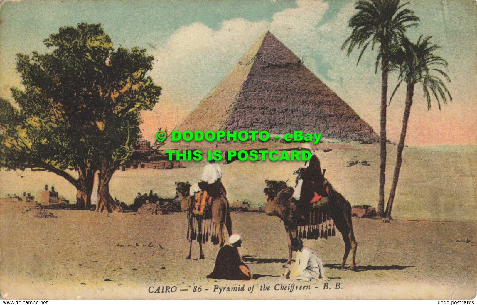 R559124 Cairo. Pyramid Of The Cbeiffrein. B. B - Monde