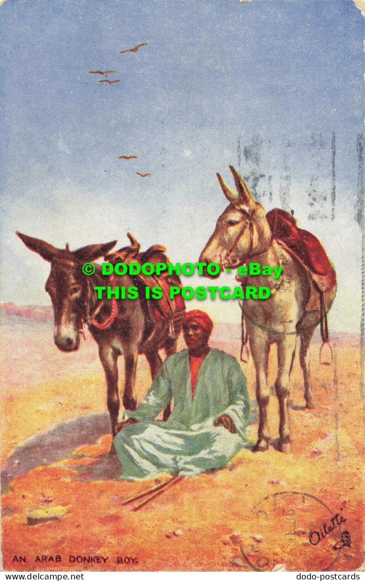 R558769 Picturesque Egypt. An Arab Donkey Boy. Tuck. Oilette. Wide Wide World Se - Monde