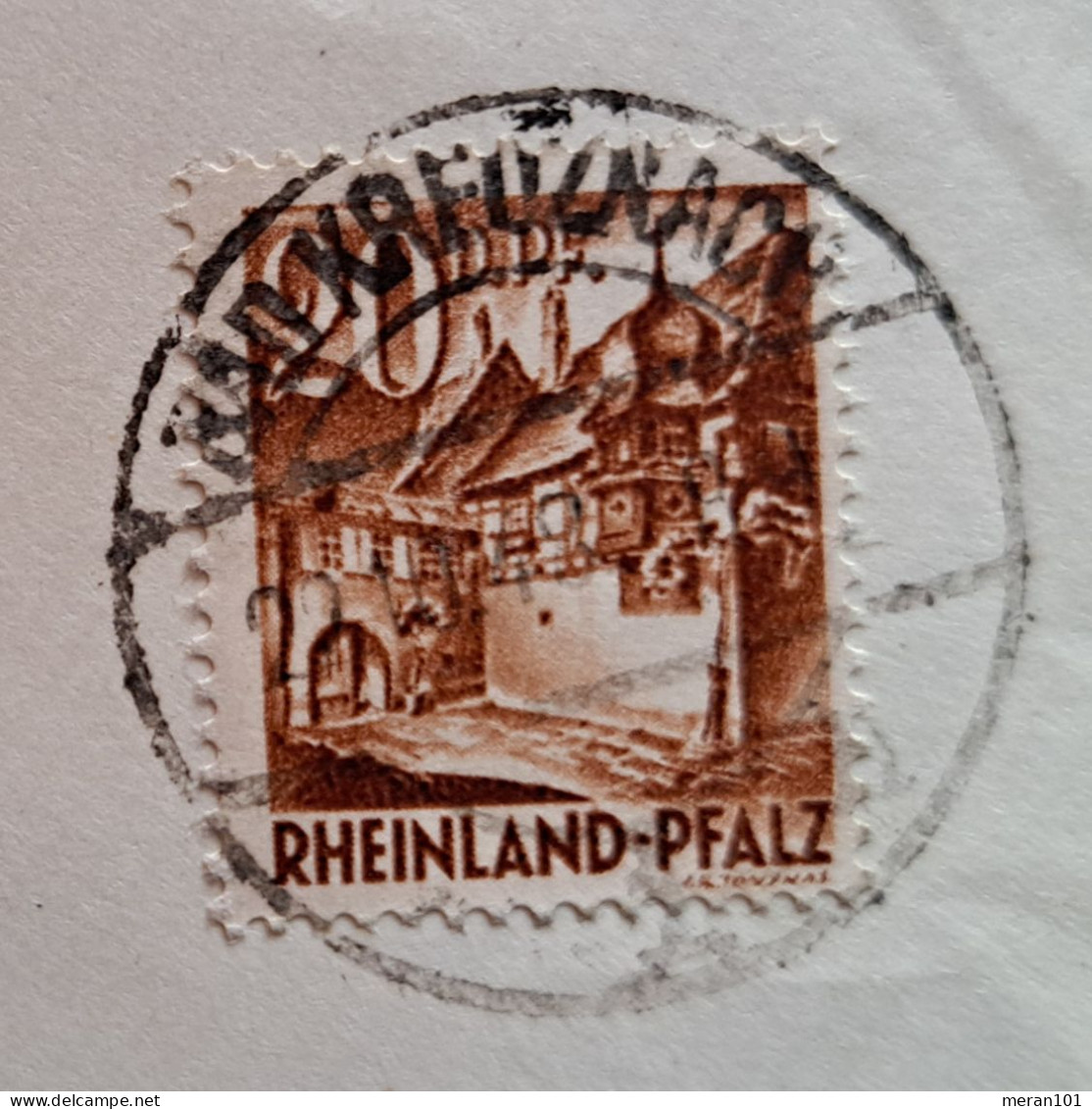 Rheinland Pfalz, Brief BAD KREUZNACH Sonderstempel - Rhénanie-Palatinat