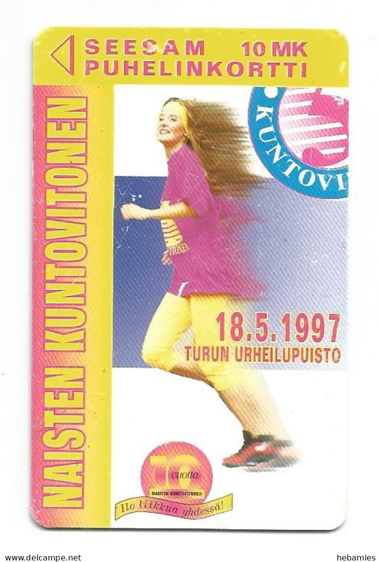 WOMEN's SPORT EVENT - 10 FIM 1997  - Magnetic Card - D297 - FINLAND - - Finlandia