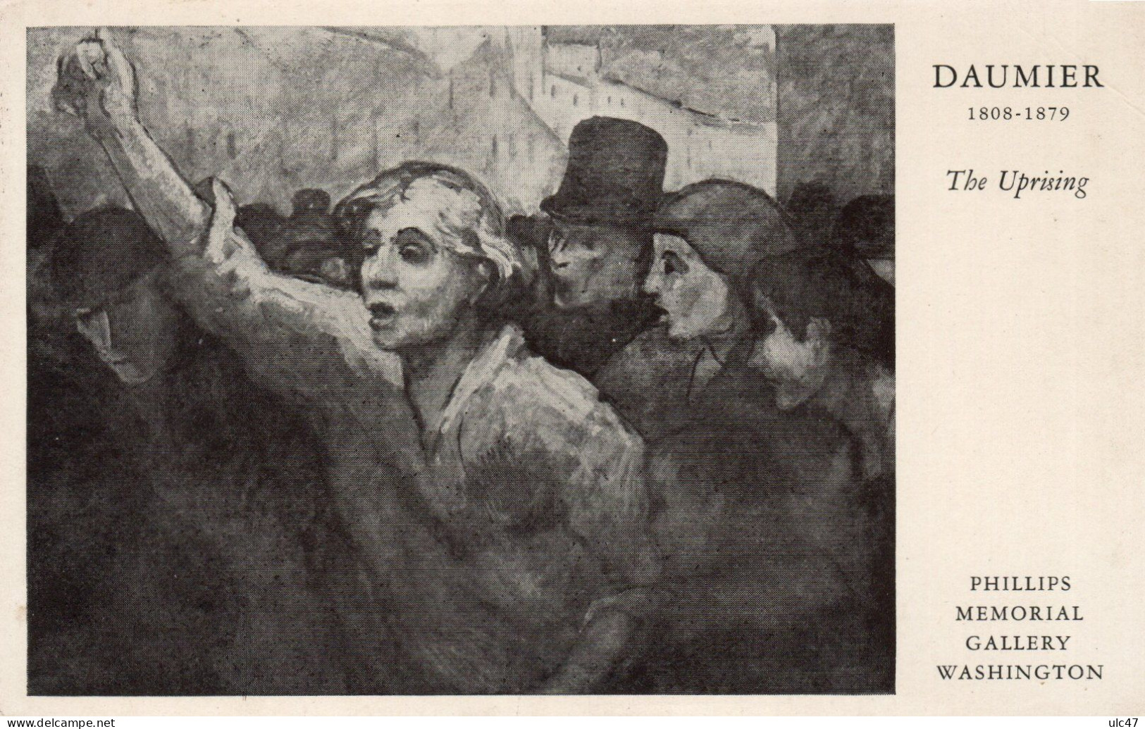 - PHILLIPS MEMORIAL GALLERY WASHINGTON - DAUMIER 1808-1879 - The Uprising - - Malerei & Gemälde