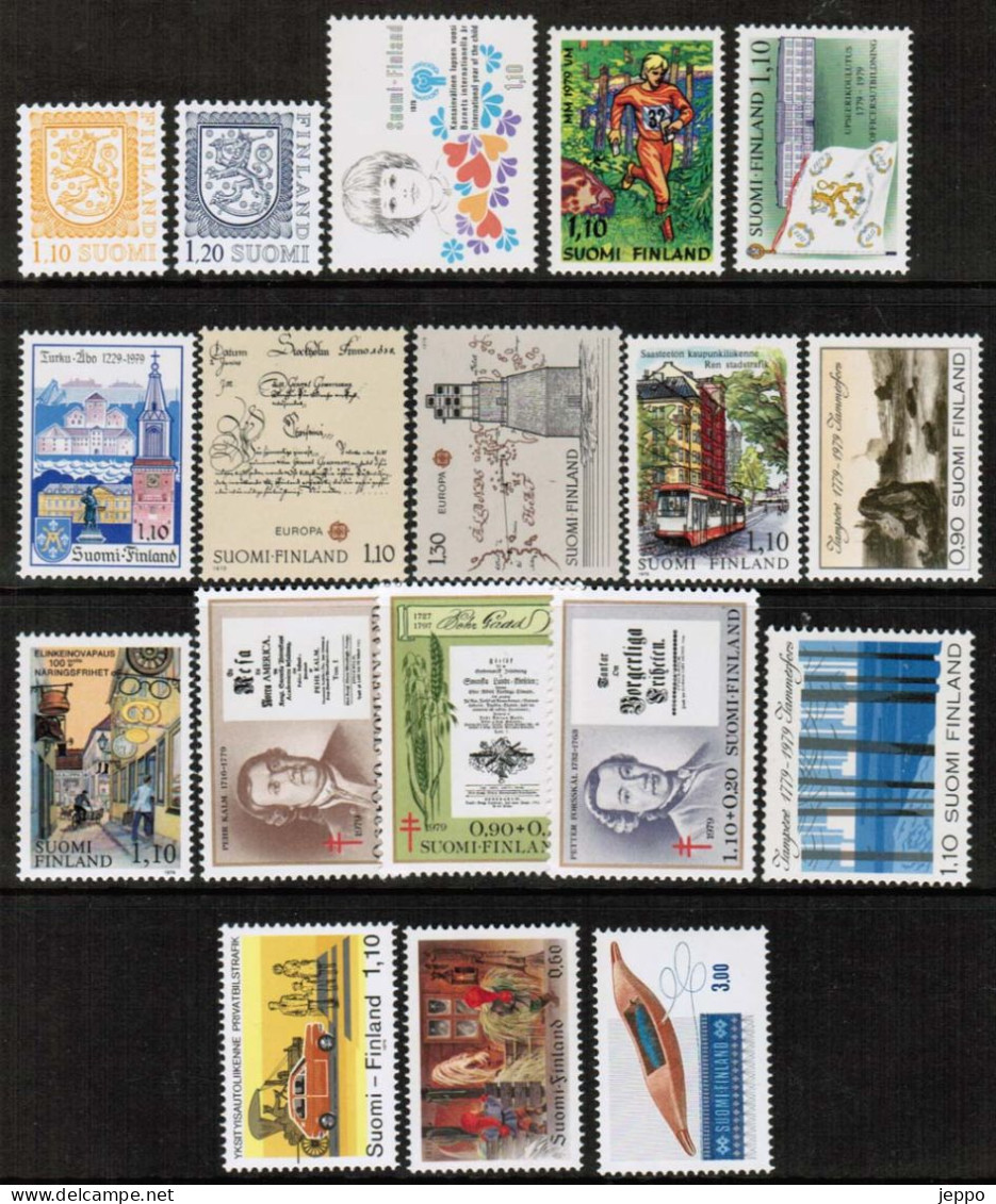 1979 Finland Complete Year Set MNH **. - Annate Complete