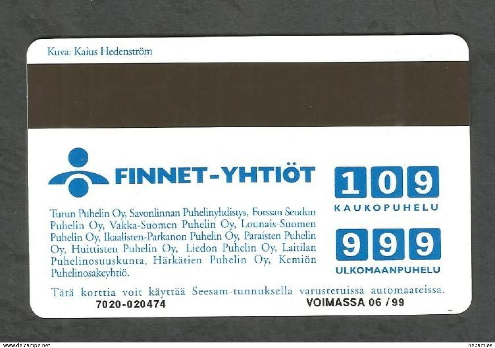 SHEEP In The ARCHIPELAGO - 10 FIM 1997  - Magnetic Card - D332 - FINLAND - - Finnland