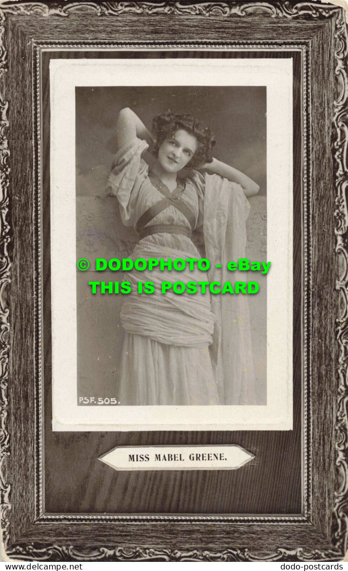 R558783 Miss Mabel Greene. Rapid Photo Printing. 1908 - Mundo