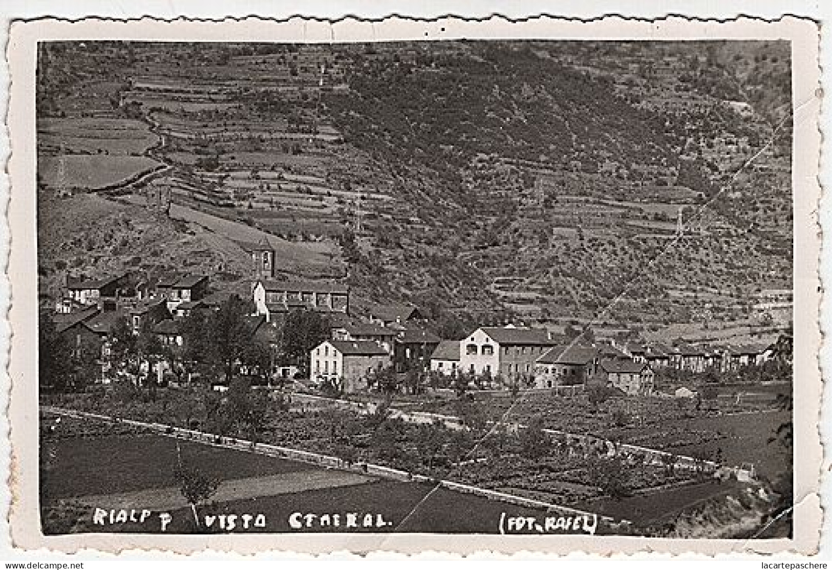 X126221 CATALUNYA LLEIDA LERIDA PALLARS SOBIRA RIALP VISTA GENERAL - Lérida