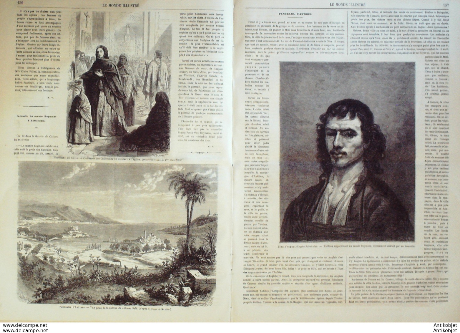 Le Monde Illustré 1864 N°360 Pologne Minsk Sénégal Cayor N'boul Mexique Guadalajara Pays-Bas Rotterdam - 1850 - 1899