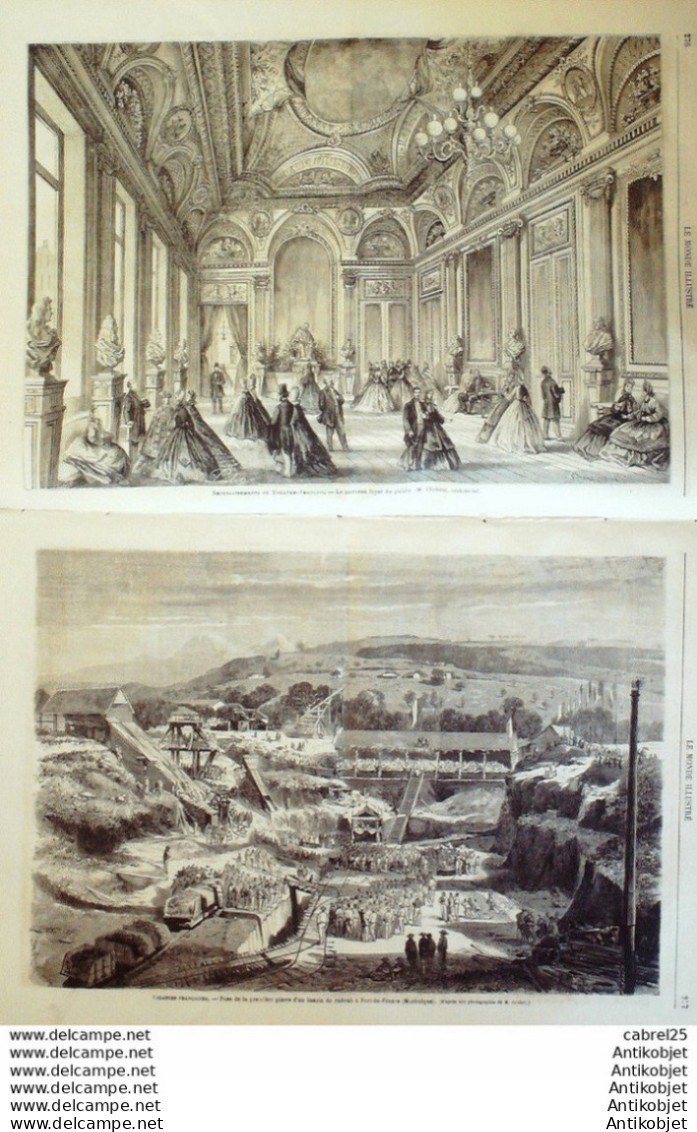 Le Monde Illustré 1864 N°368 Martinique Fort-de-France Danemark Sunderburg Jules Lecomte - 1850 - 1899