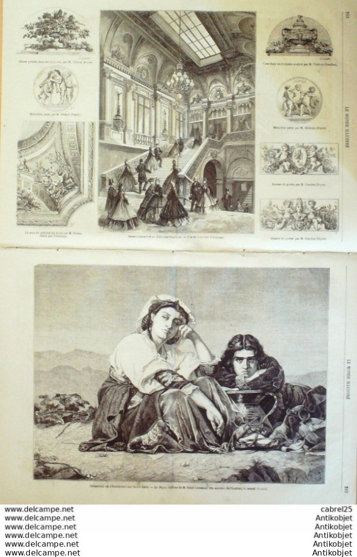 Le Monde Illustré 1864 N°369 Algérie Oran Ouled-Sidi-Sirck Geryville Tunisie Tunis Yughktare - 1850 - 1899