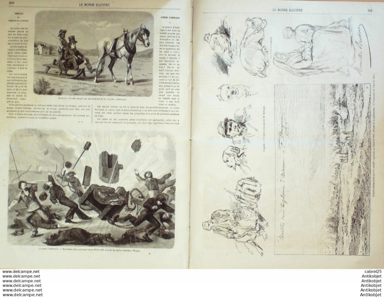 Le Monde Illustré 1864 N°369 Algérie Oran Ouled-Sidi-Sirck Geryville Tunisie Tunis Yughktare - 1850 - 1899