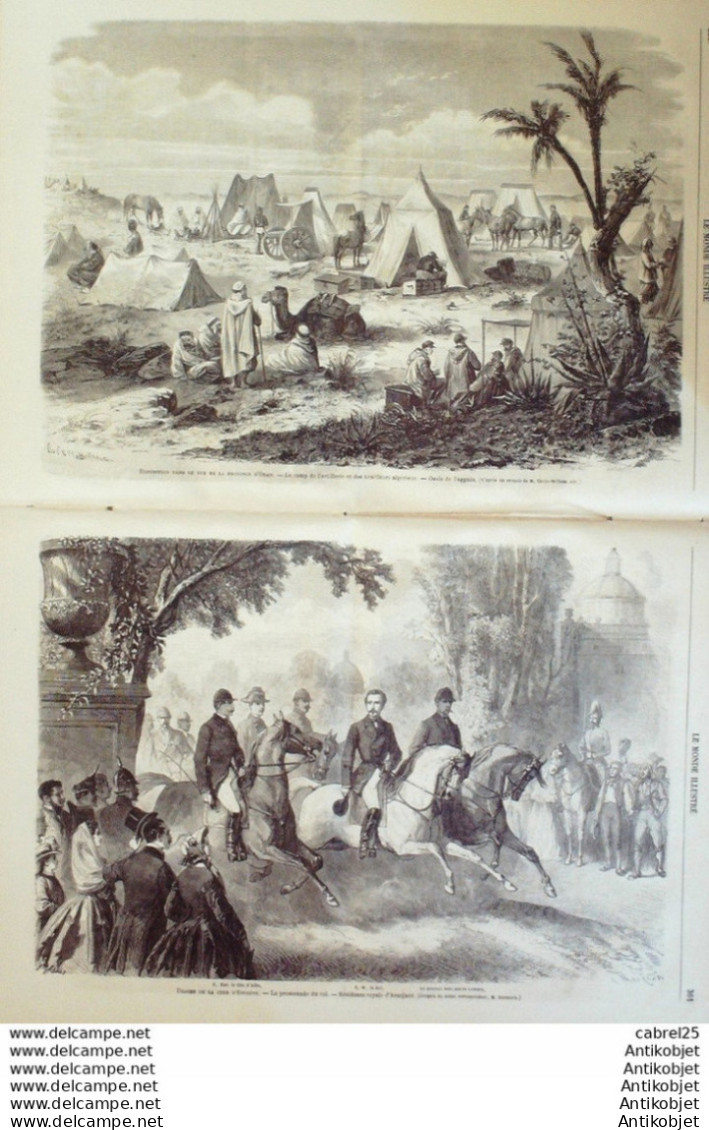 Le Monde Illustré 1864 N°373 Algérie Oran Tagguin Evreux (27) Pré Bel Ebat - 1850 - 1899