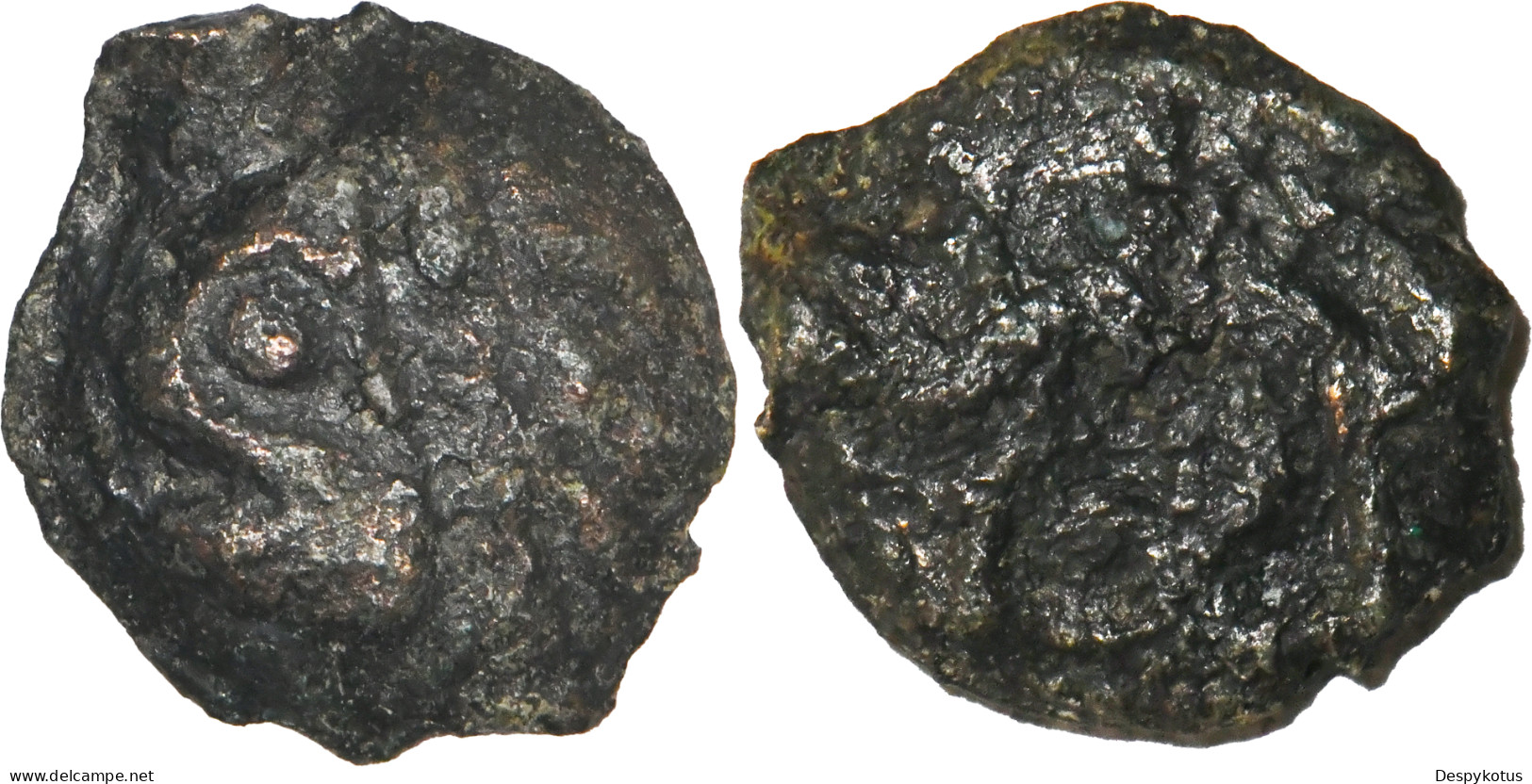 GAULE - Rèmes - Potin à La Tête D'indien - 180 BC - DT.153 - Gauloises