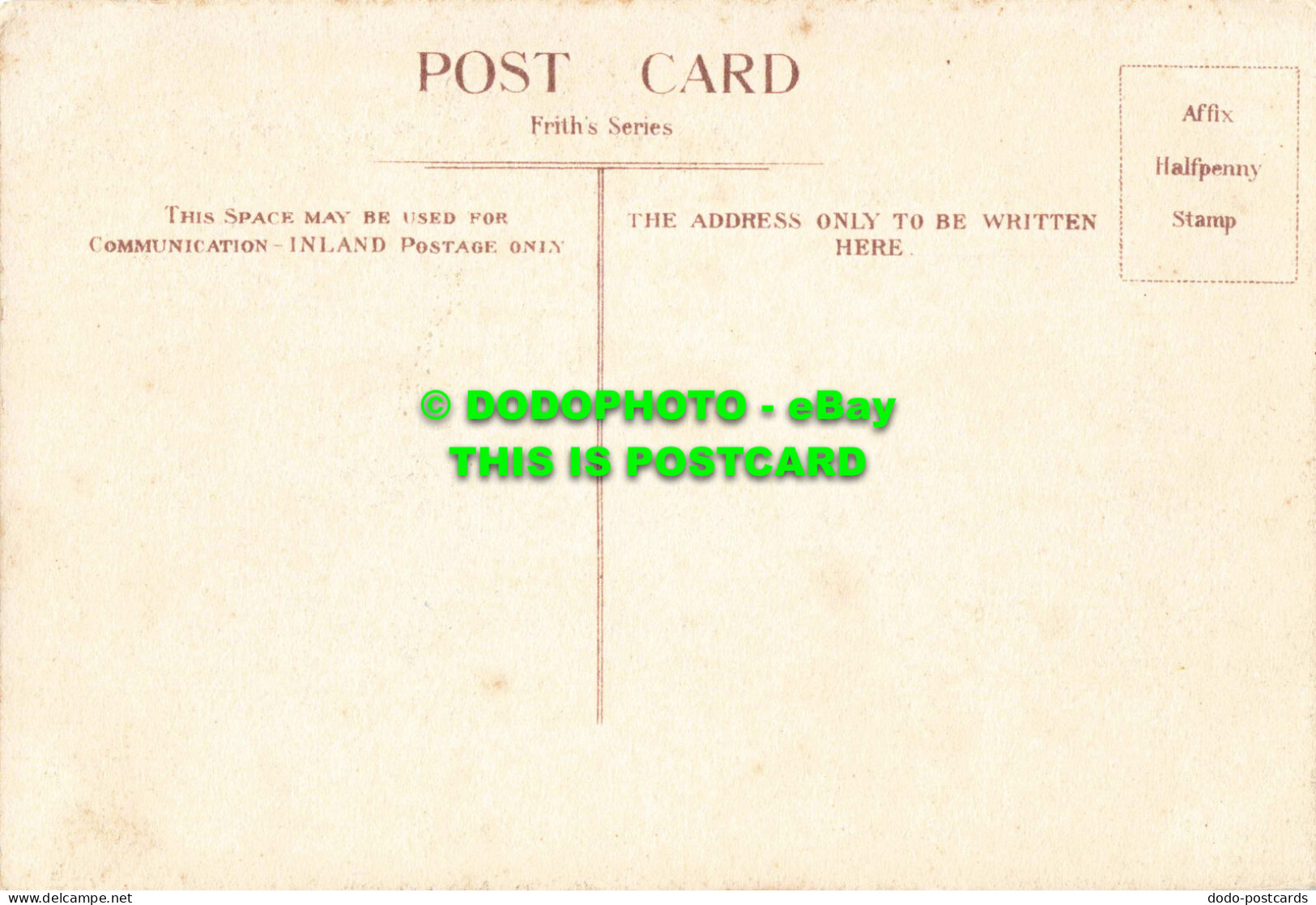 R559478 Seatown. Frith Series. Postcard - Mundo