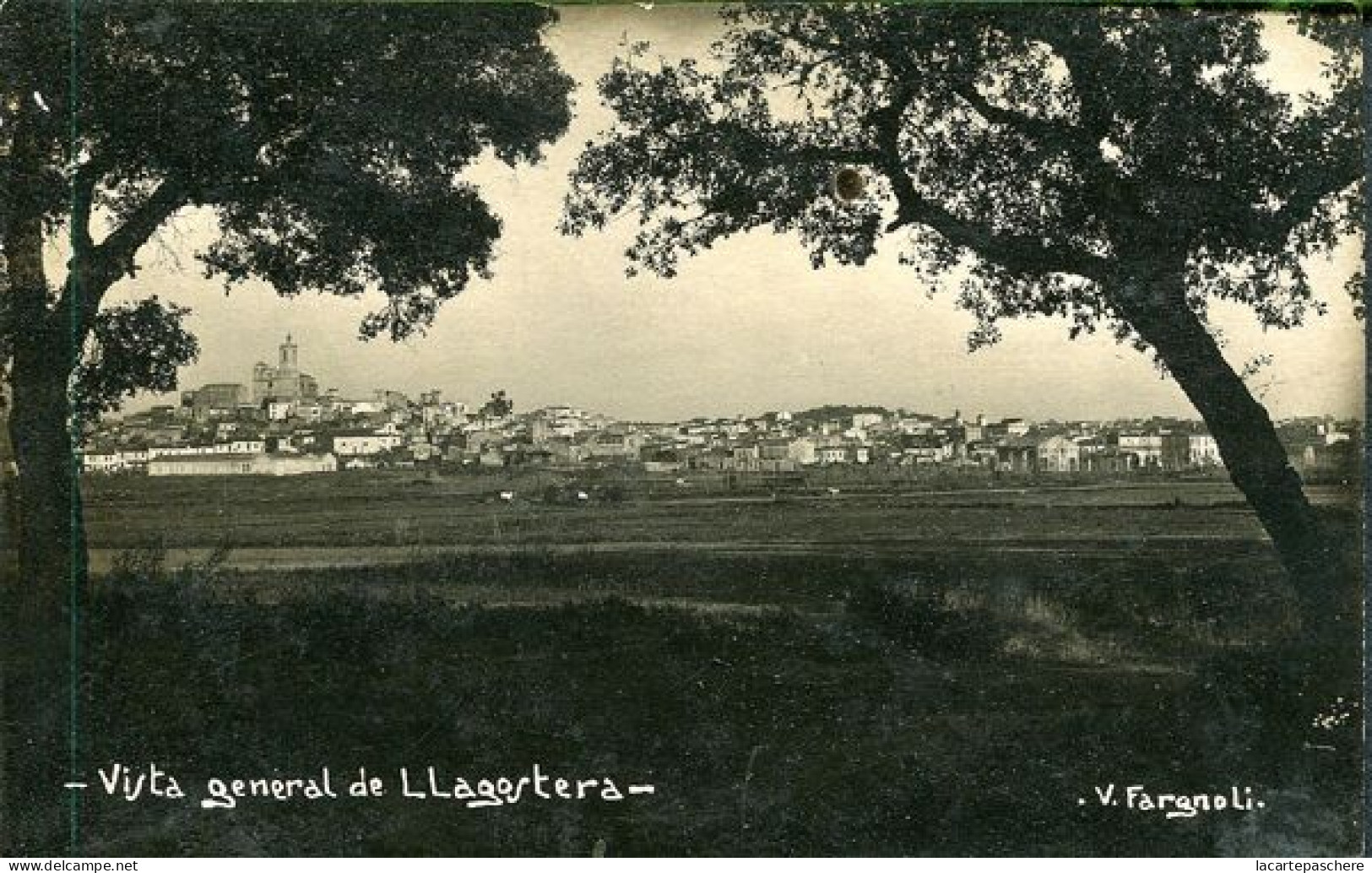 X128080BIS RARO CATALUNYA GIRONA GERONA GIRONES GERONES LLAGOSTERA VISTA GENERAL EDITOR FARGNOLI - Gerona