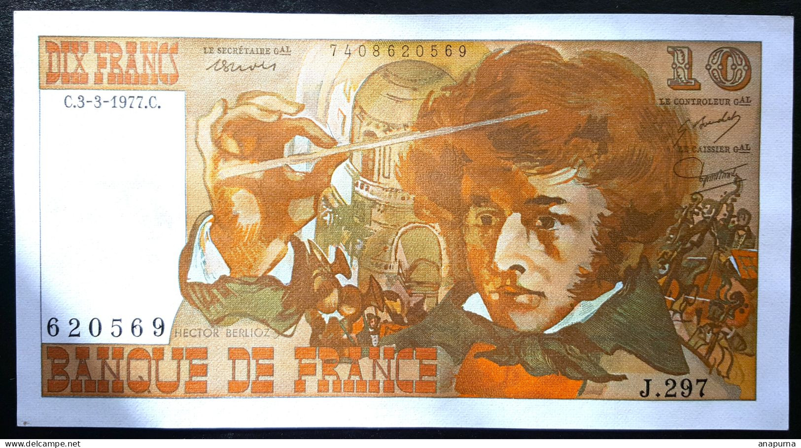 Billet 10 Francs Berlioz - 10 F 1972-1978 ''Berlioz''