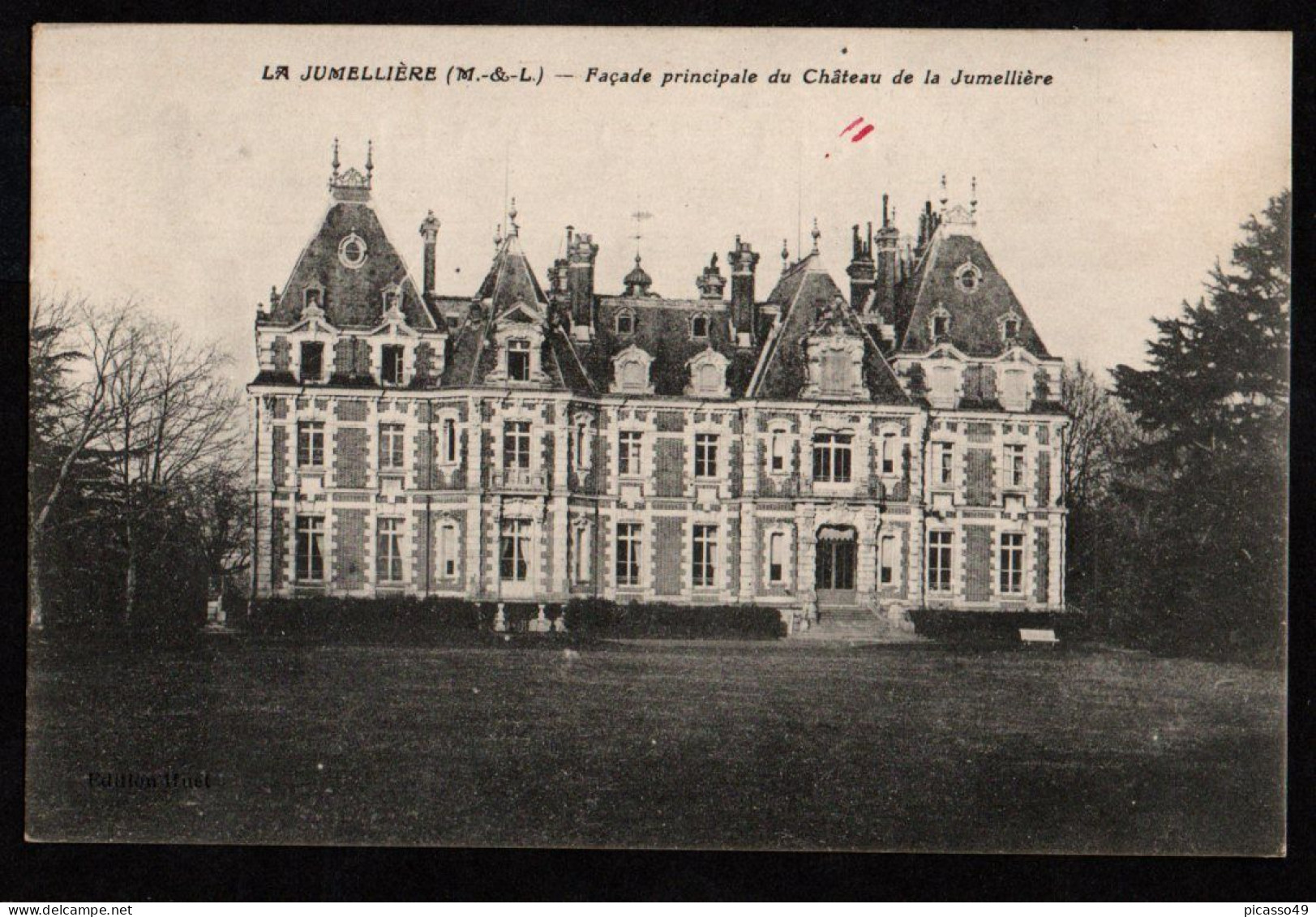 Maine Et Loire , La Jumellière , Façade Principale Du Château De La Jumelière - Sonstige & Ohne Zuordnung