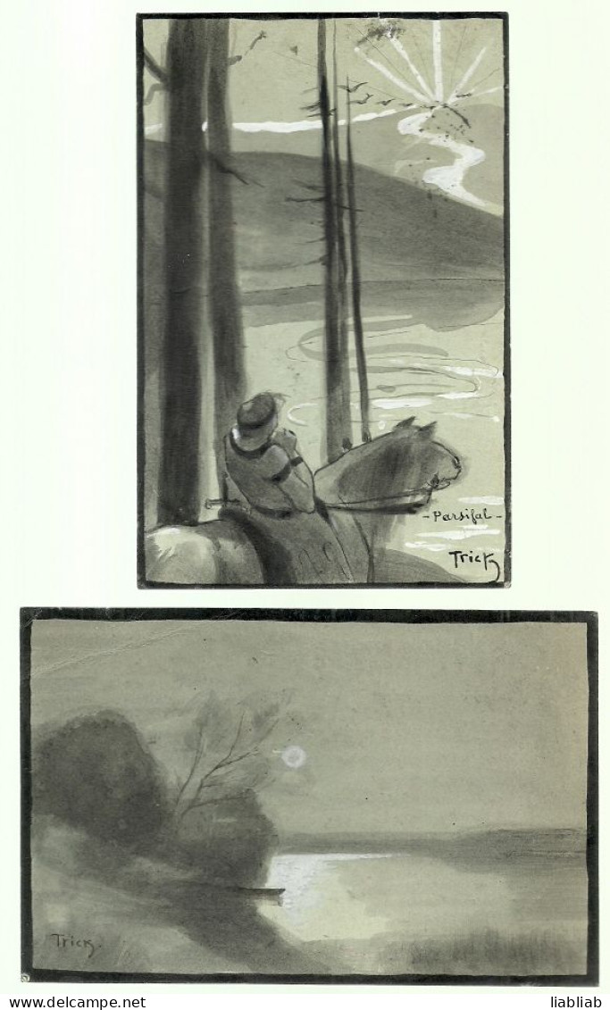 ENTIERS POSTAUX - 2 CARTES POSTALES - De 1902 - TYPE MOUCHON - Precursor Cards