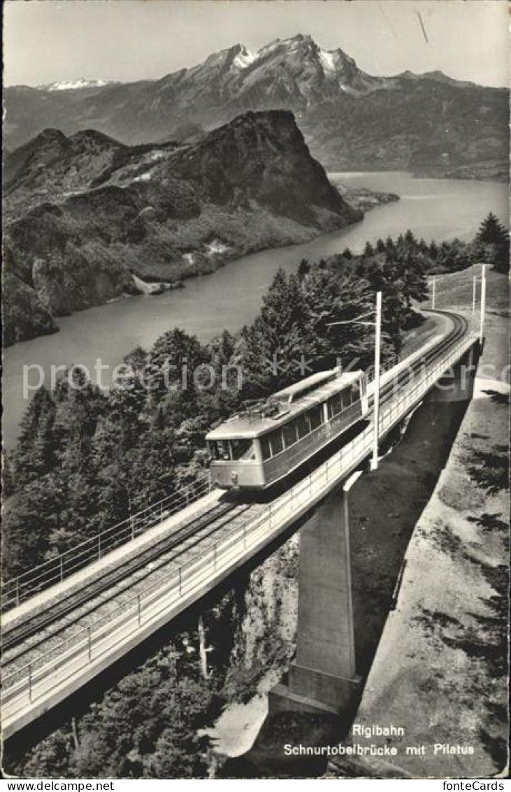 12034960 Rigibahn Schnurtobelbruecke Pilatus Rigibahn - Sonstige & Ohne Zuordnung