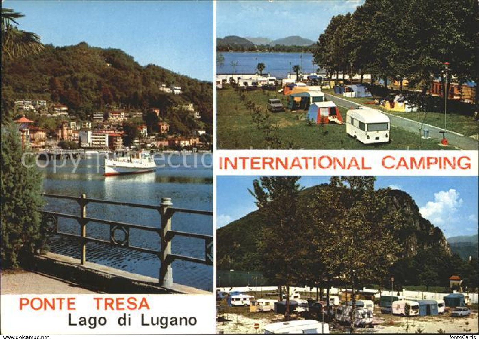 12034320 Ponte Tresa Lago Di Lugano International Camping  Ponte Tresa - Otros & Sin Clasificación