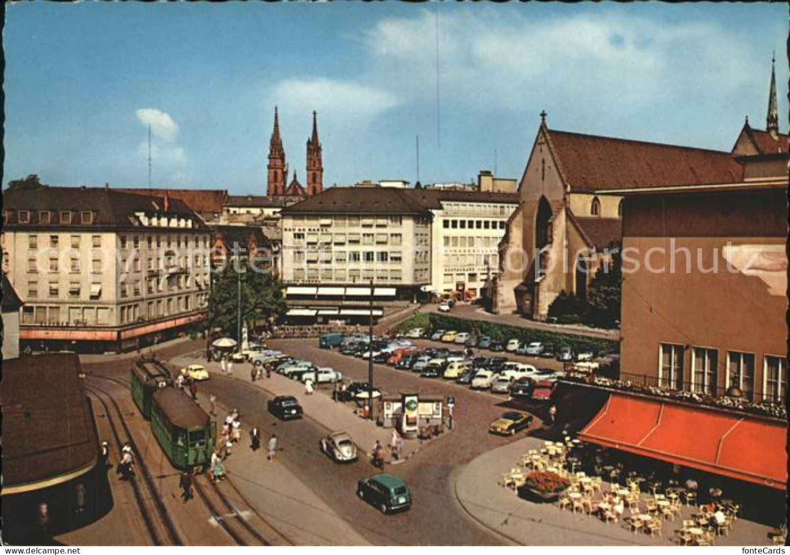 12033554 Basel BS Barfuesserplatz Strassenbahn Basel BS - Sonstige & Ohne Zuordnung